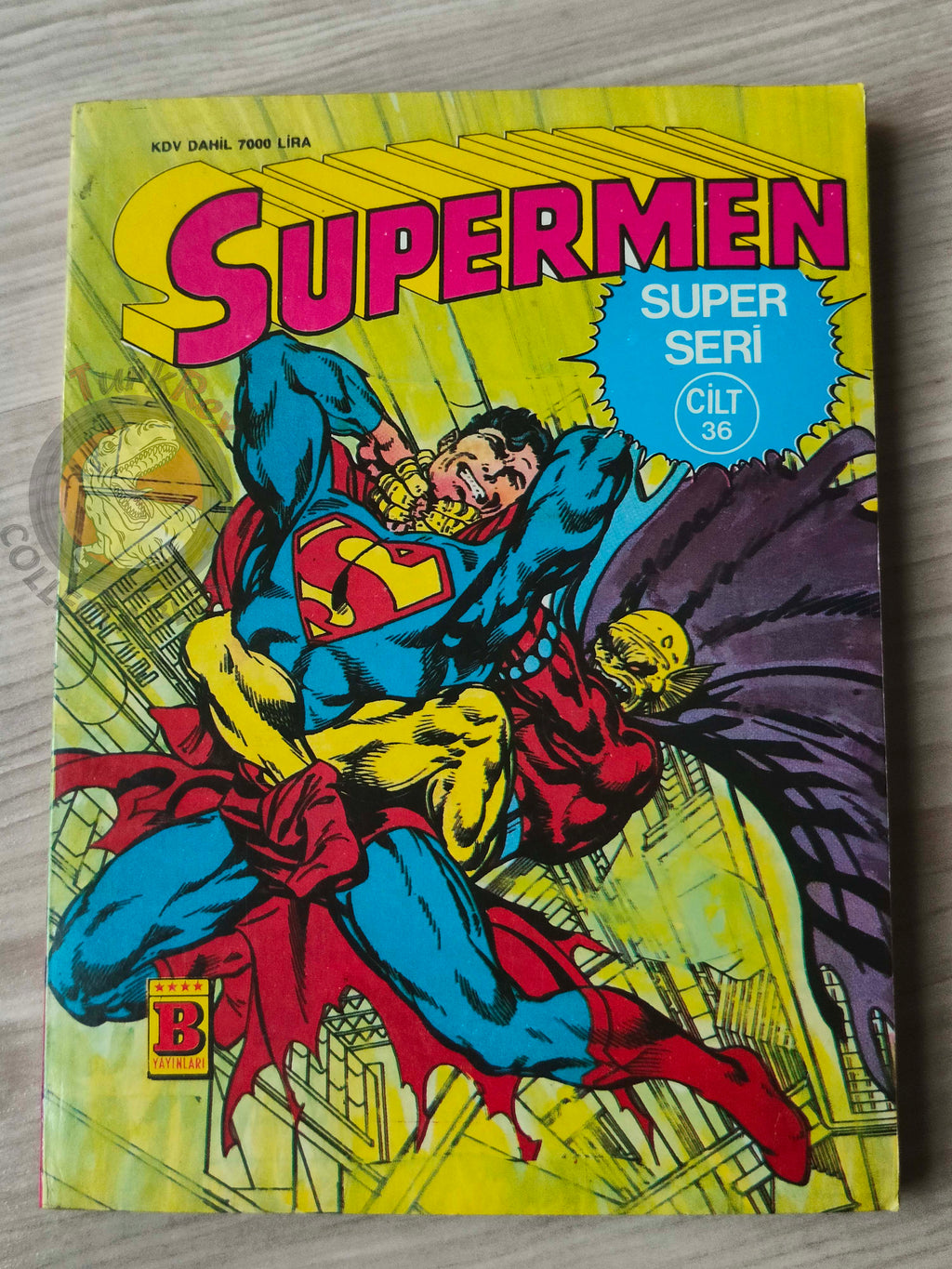 Superman Vol #36 1992 Turkish Comic Turkey # 331 #332 Action Comics #587 Superboy