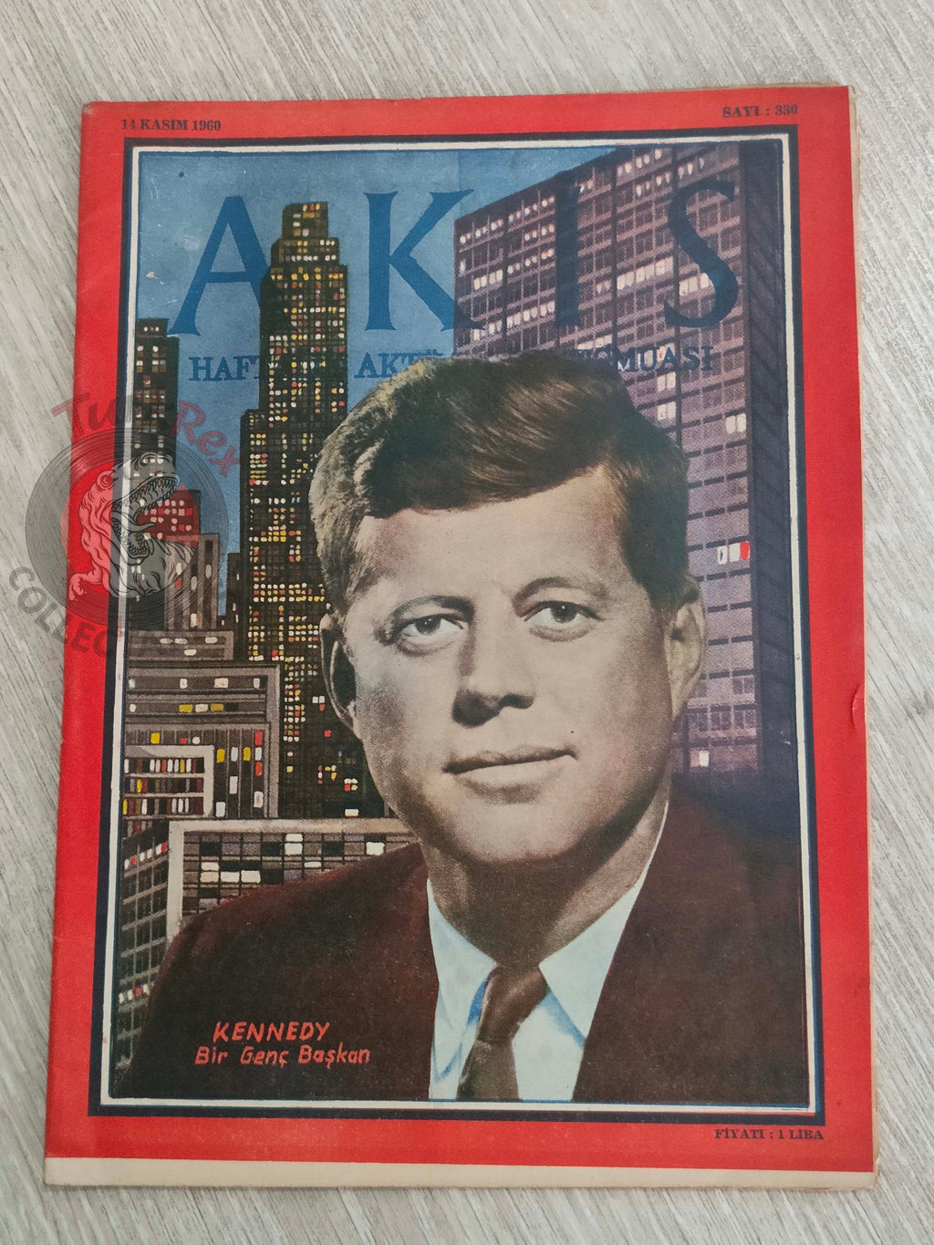 Akis 1960 John F. Kennedy Turkish Magazine Turkey United States Election