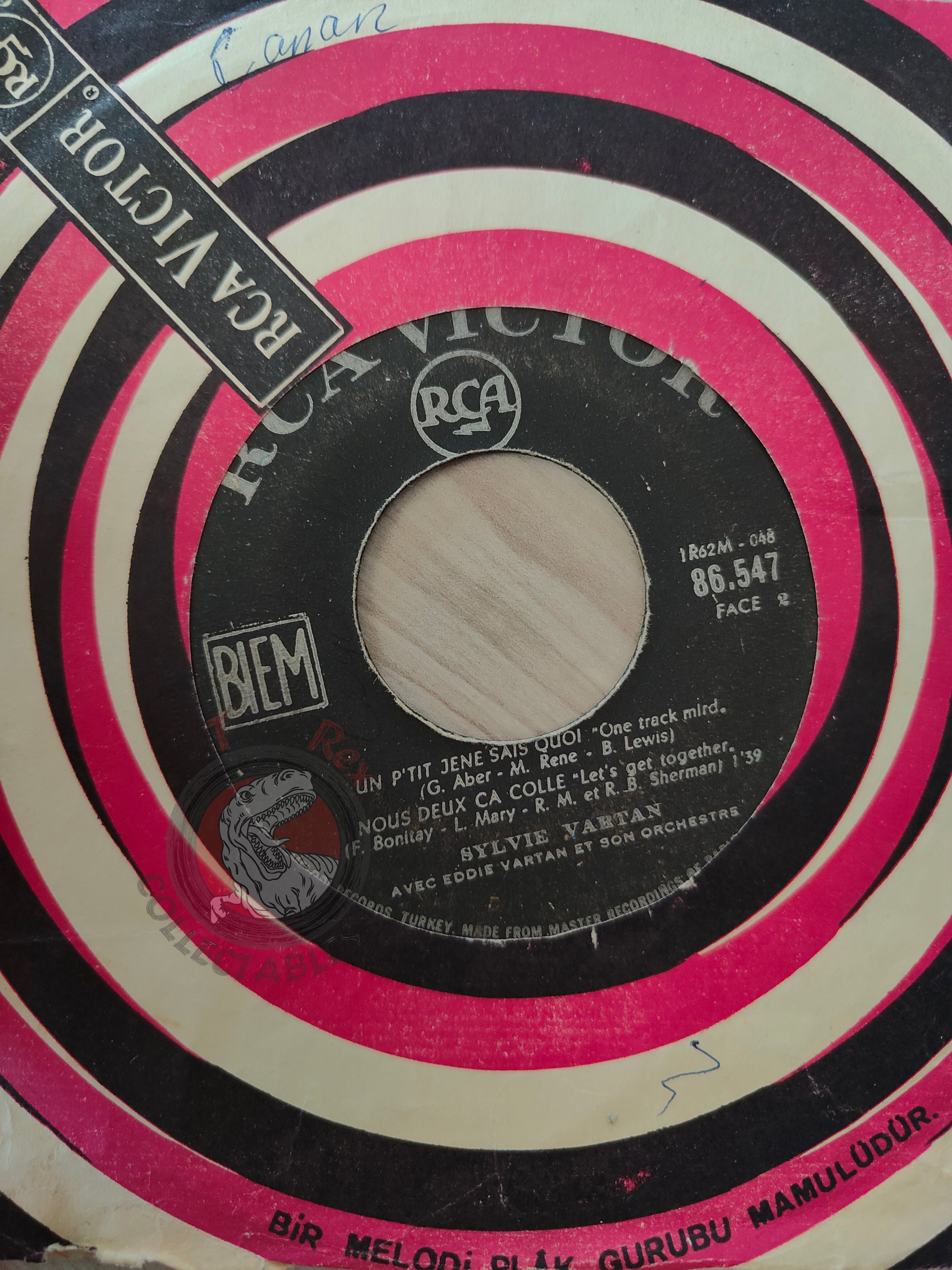 Sylvie Vartan – Est-Ce Que Tu Le Sais? 7" Turkish Pressing Vinyl Turkey Edition