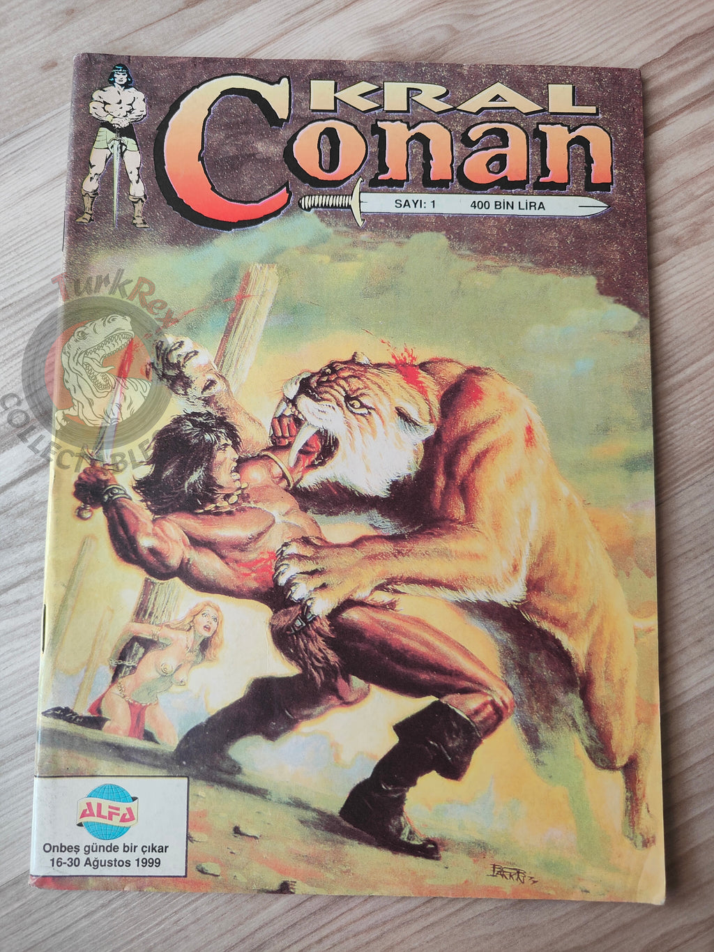 Kral Conan #1 The Savage Sword of #26 #27 Turkish Comic Turkey