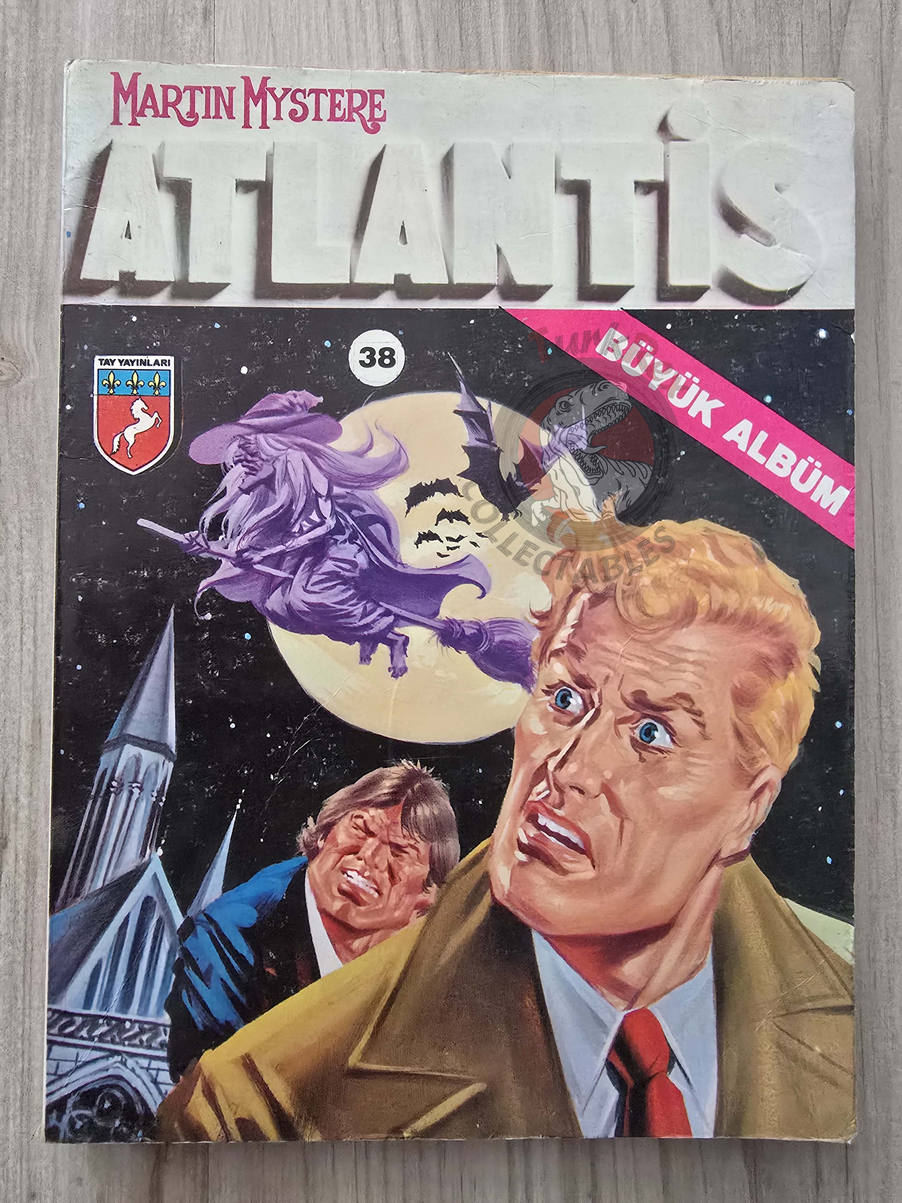 Martin Mystère #38 Caccia Alla Strega 80s Turkish Comic Turkey #91 #92 #93