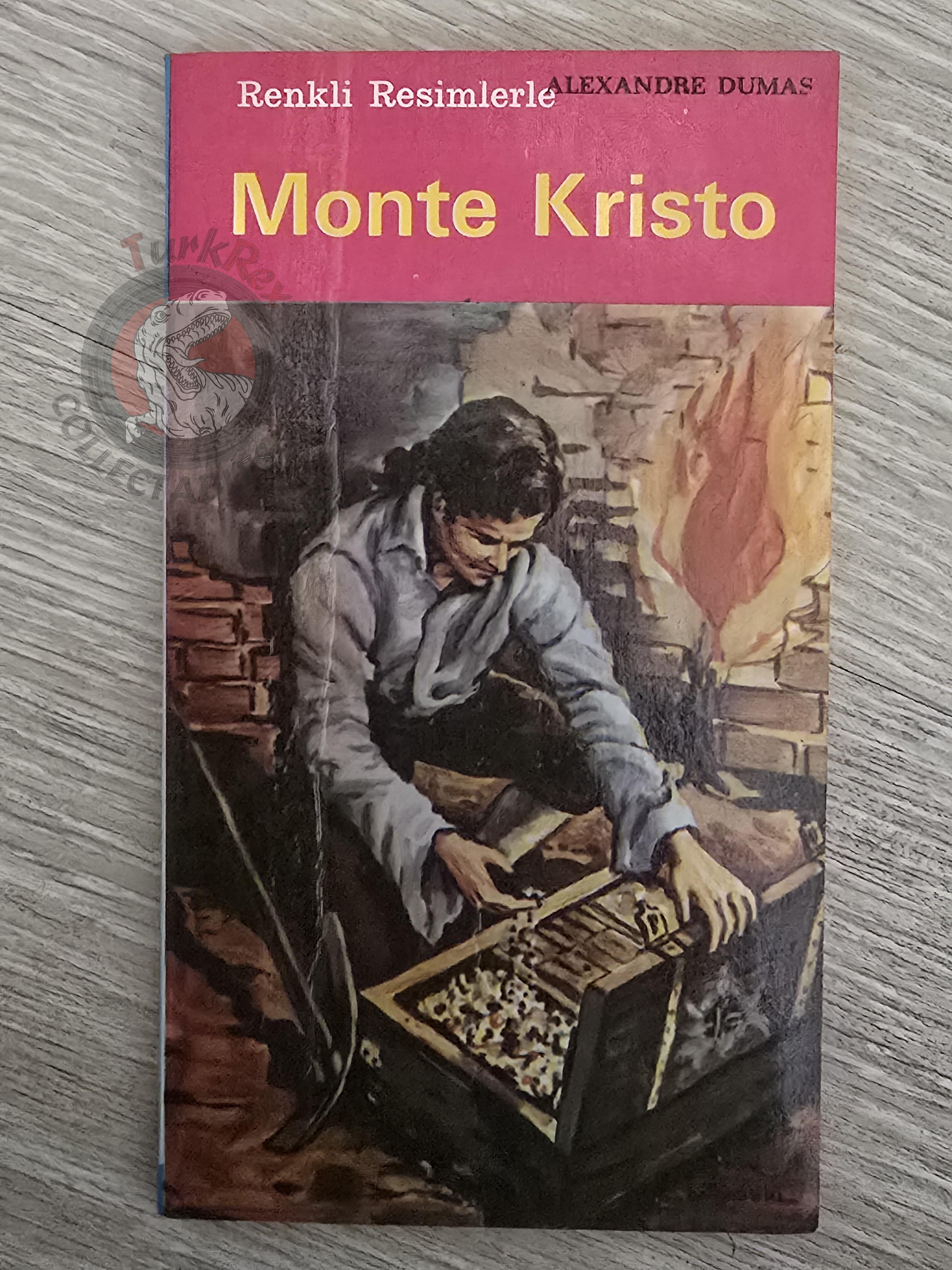 Alexandre Dumas – The Count of Monte Cristo 1980s Turkish Book Turkey Illustrated