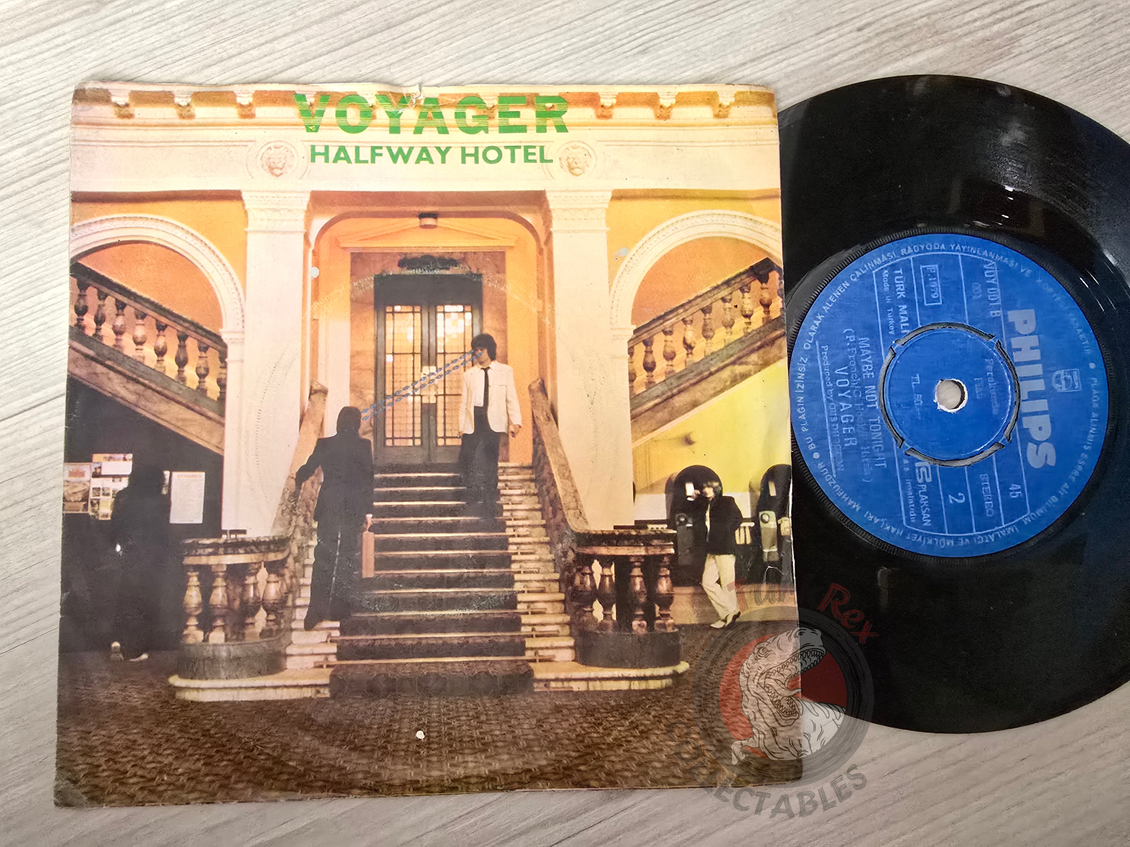 Voyager – Halfway Hotel 7" Turkish Pressing Vinyl Turkey Edition