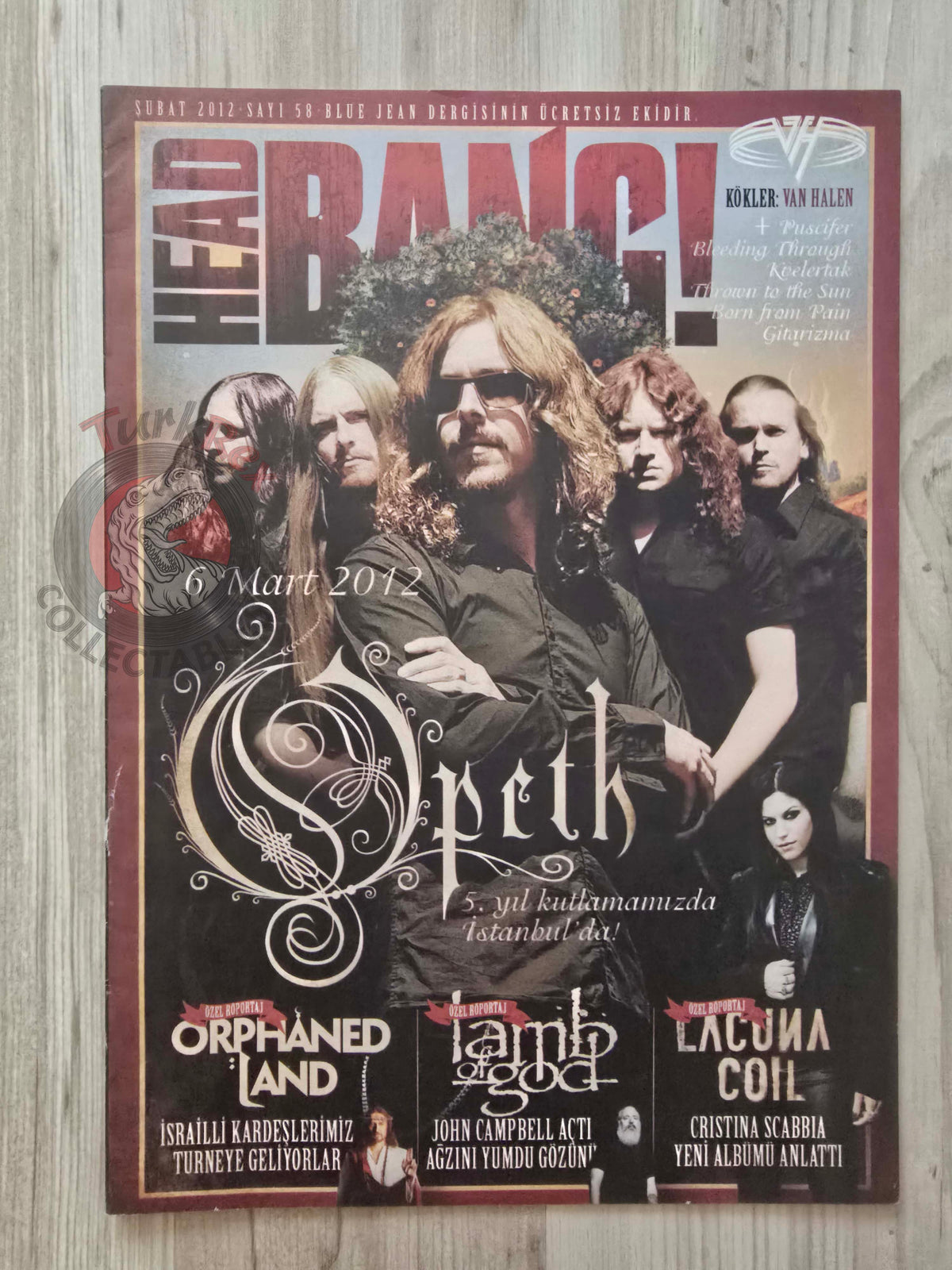 Headbang 2012 Opeth Turkish Mag Turkey Van Halen Lamb of God Lacuna Coil