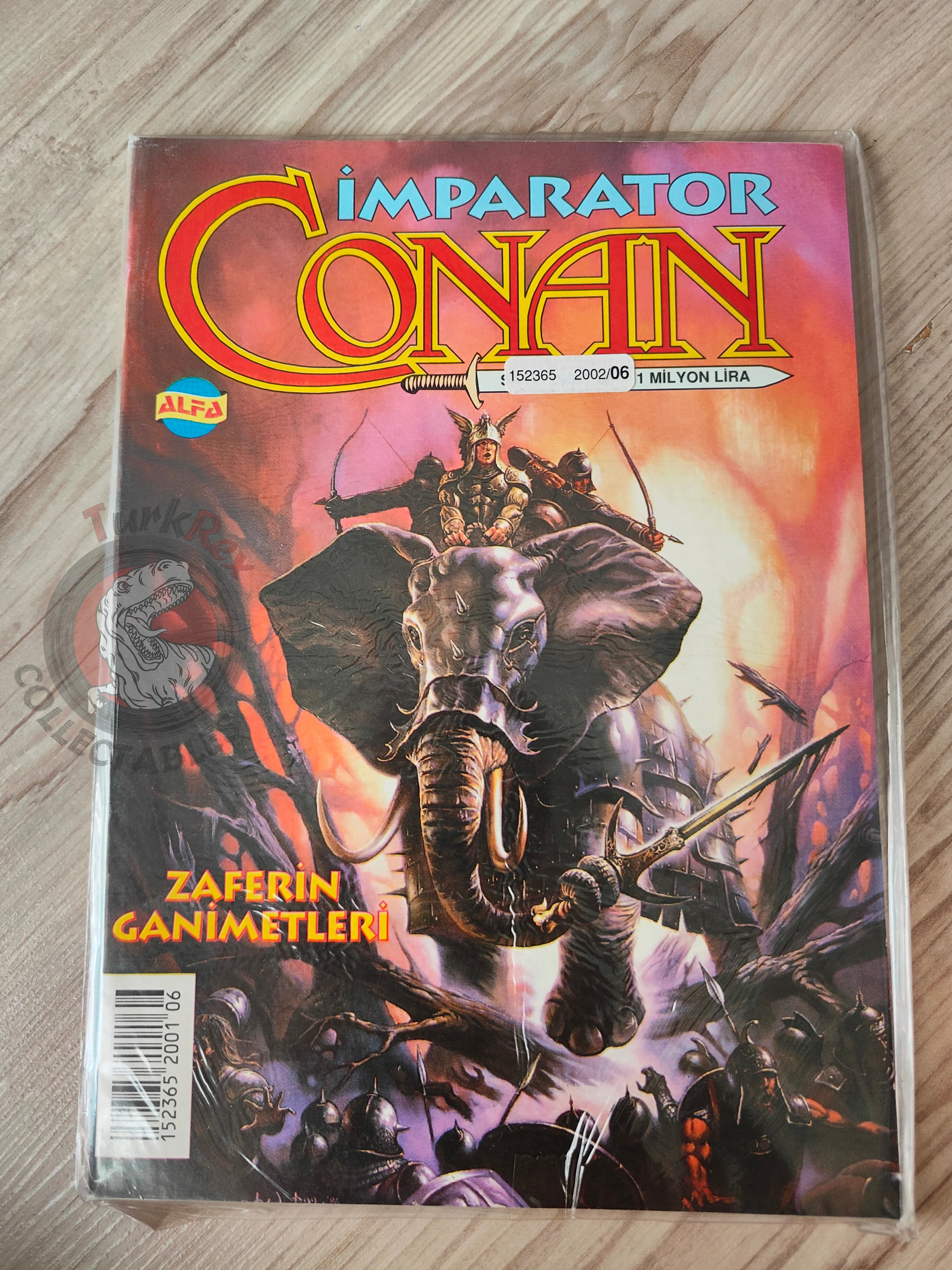 Imparator Conan #6 Conan the King #45 Turkish Comic Turkey Ken Kelly
