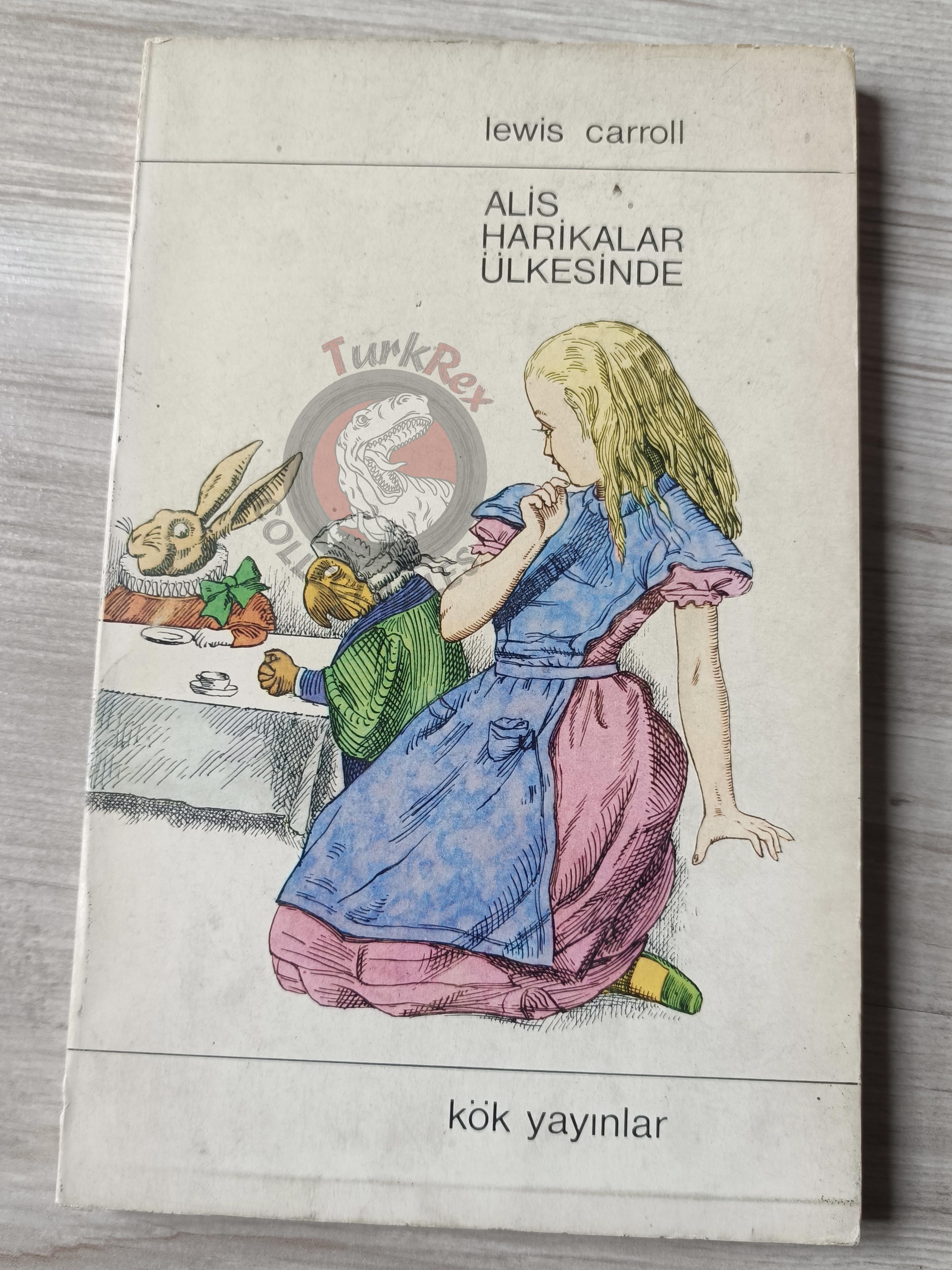 Lewis Carroll – Alice in Wonderland 1969 Turkish Book Turkey Illustrated John Tenniel