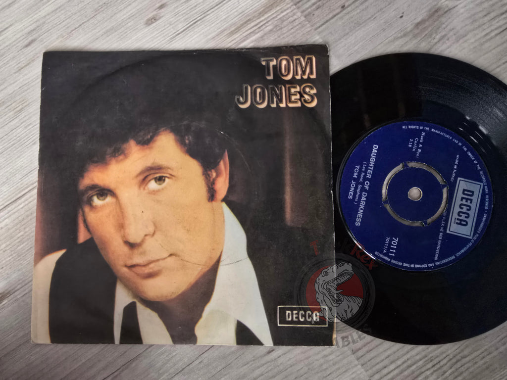 Tom Jones – Daughter Of Darkness 7" Turkish Pressing Vinyl Turkey Edition