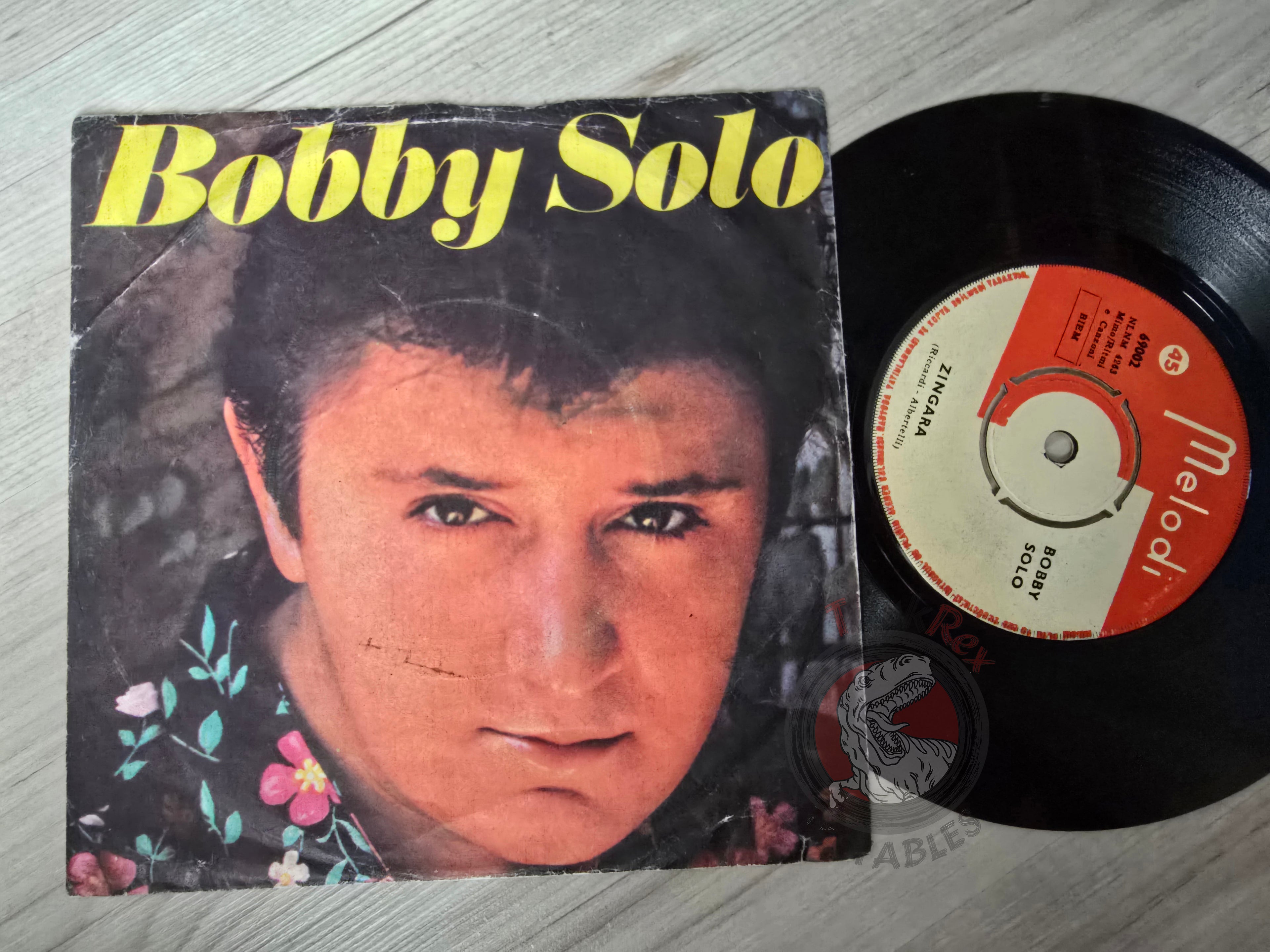 Bobby Solo – Zingara 7" Turkish Pressing Vinyl Turkey Edition Sanremo