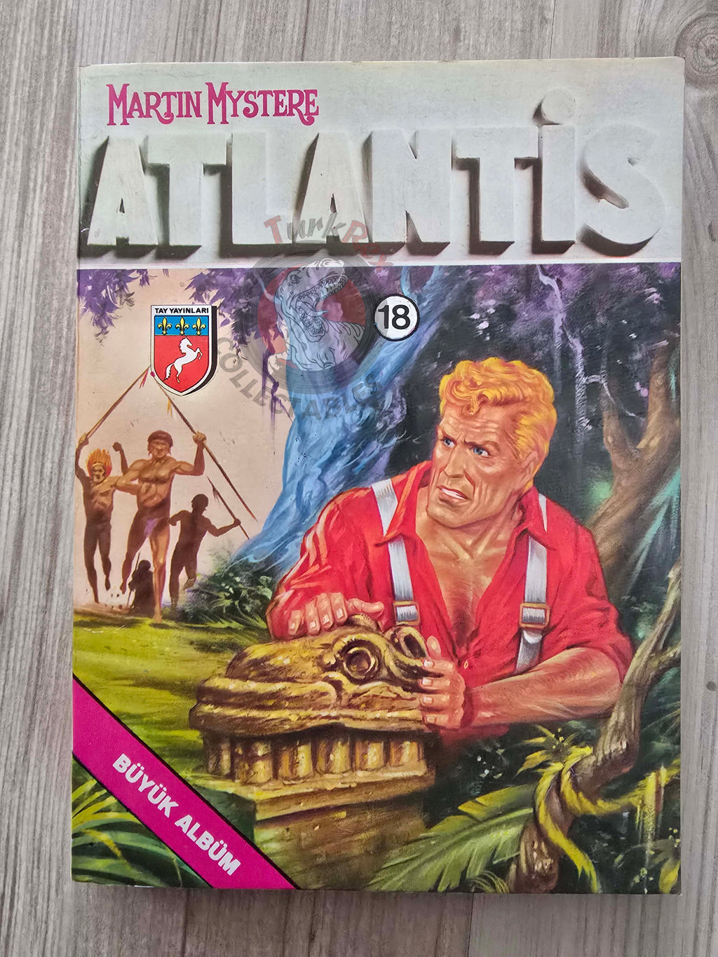 Martin Mystère #18 Frankenstein 80s Turkish Comic Turkey #53 #40