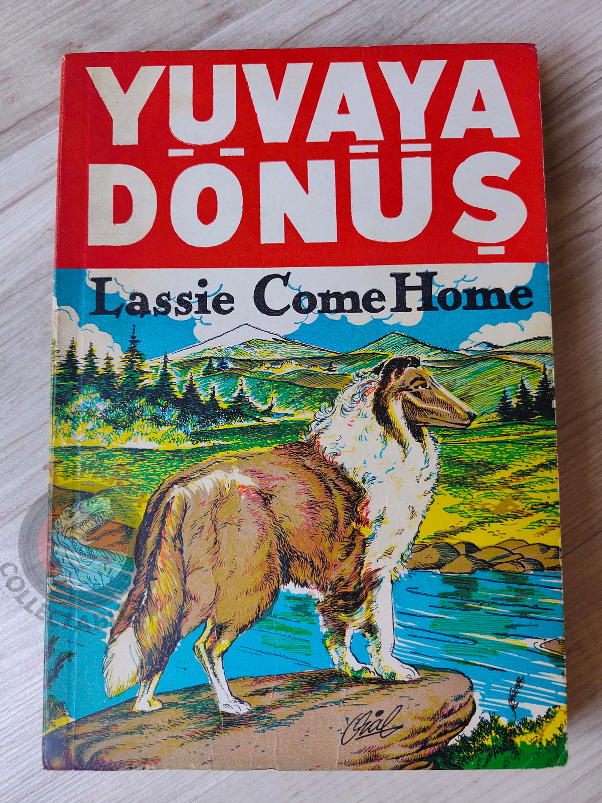 Eric Knight –  Lassie Come Home 1958 Turkish Book Turkey Illustrated
