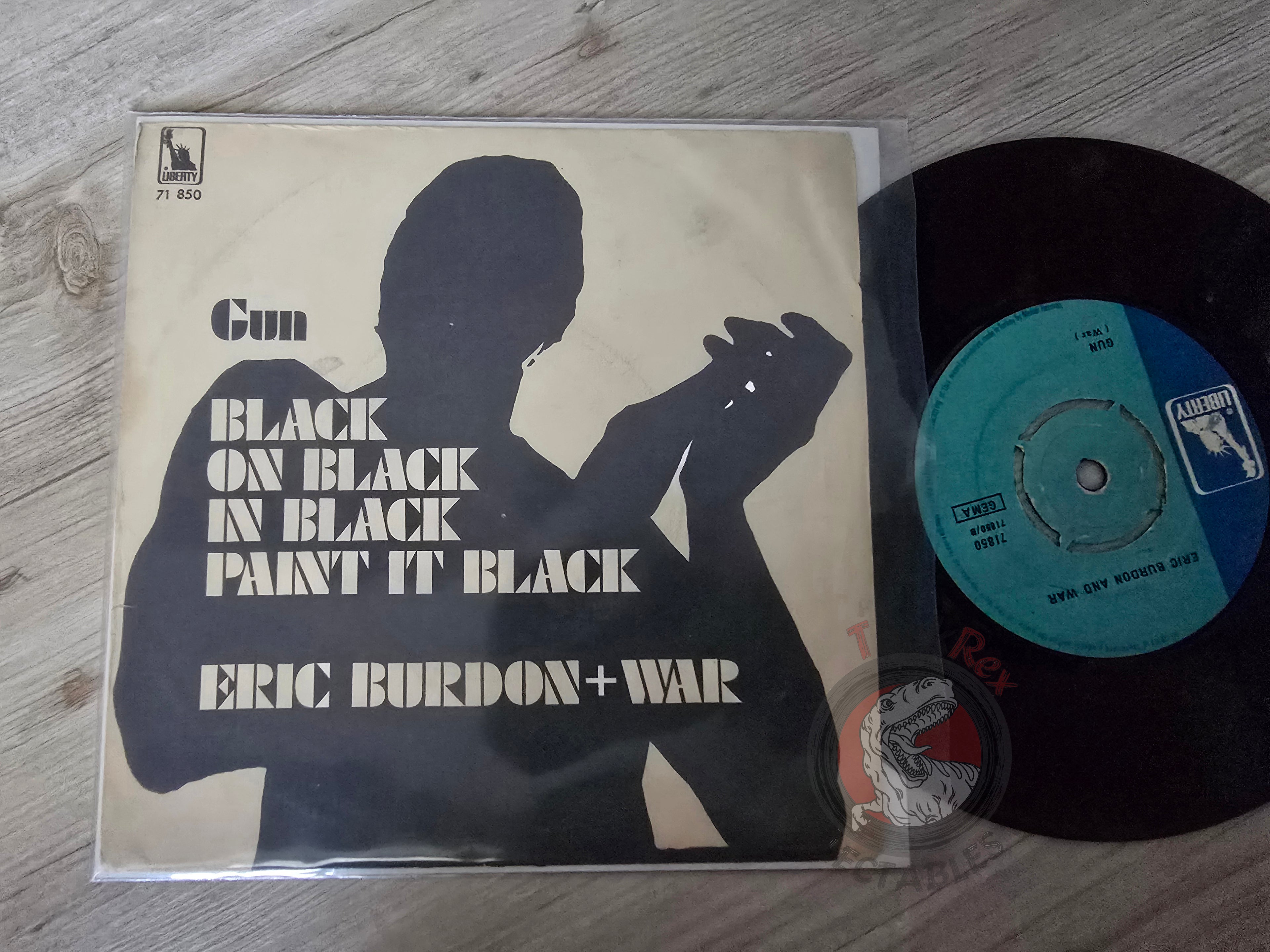 Eric Burdon & War – Paint It Black / Gun 7" Turkish Pressing Vinyl Turkey Edition
