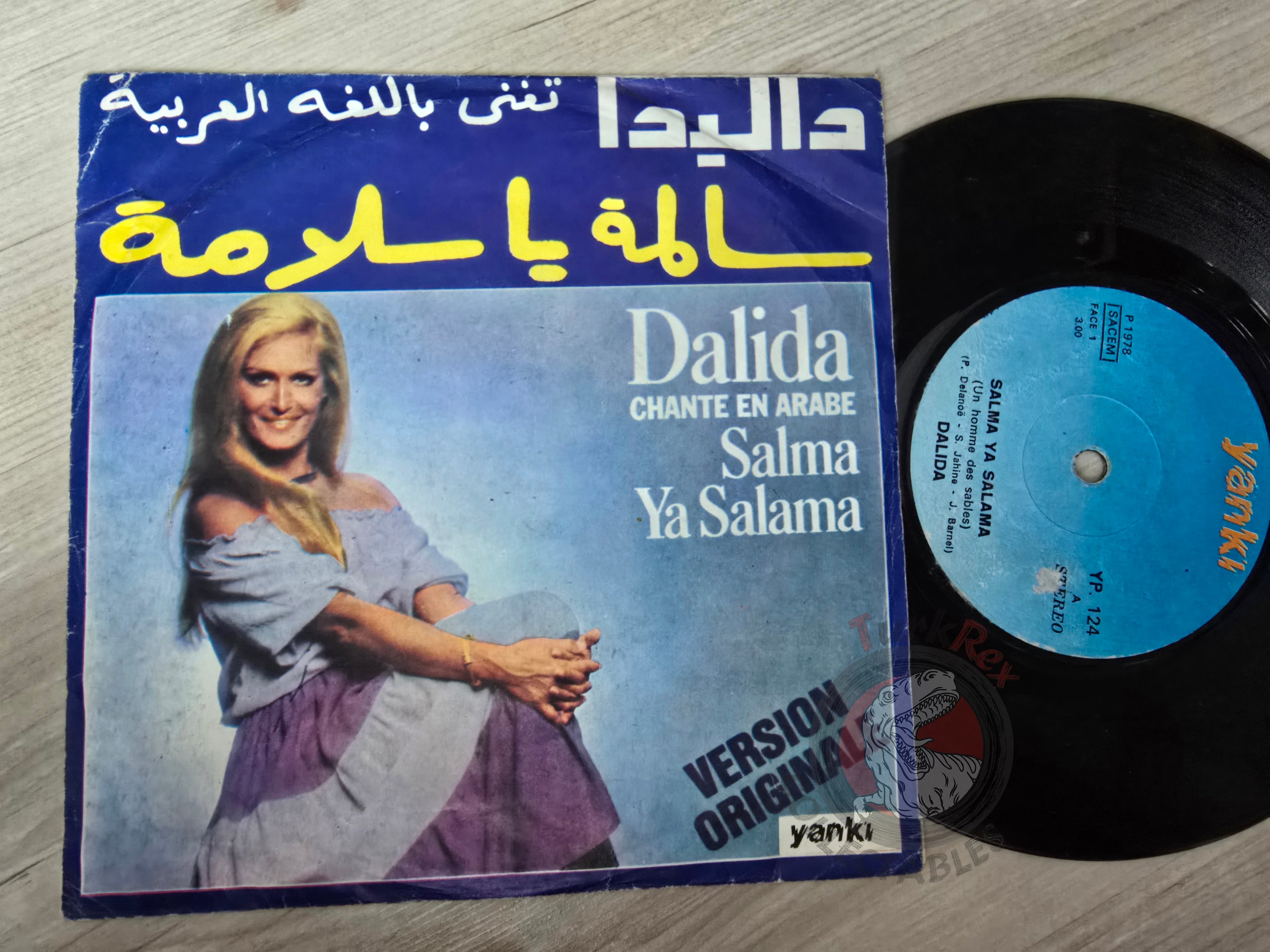 Dalida – Salma Ya Salama 7" Turkish Pressing Vinyl Turkey Edition