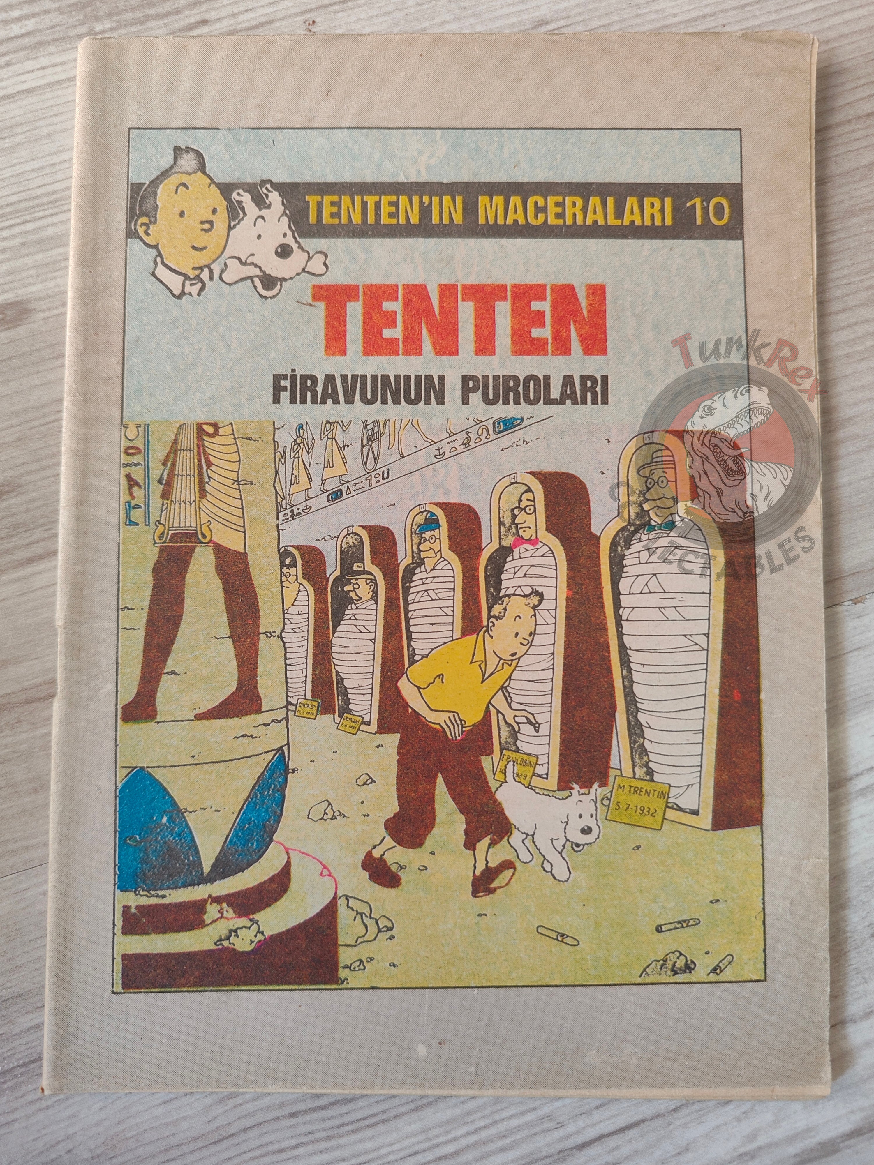 Tintin – Cigars of the Pharaoh 1989 Turkish Edition Comic Turkey