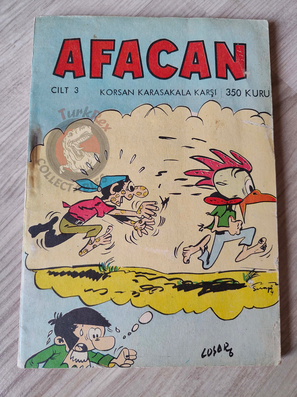 Le Vieux Nick et Barbe-Noire - L'île de la main ouverte 1970 Turkish Comic Turkey