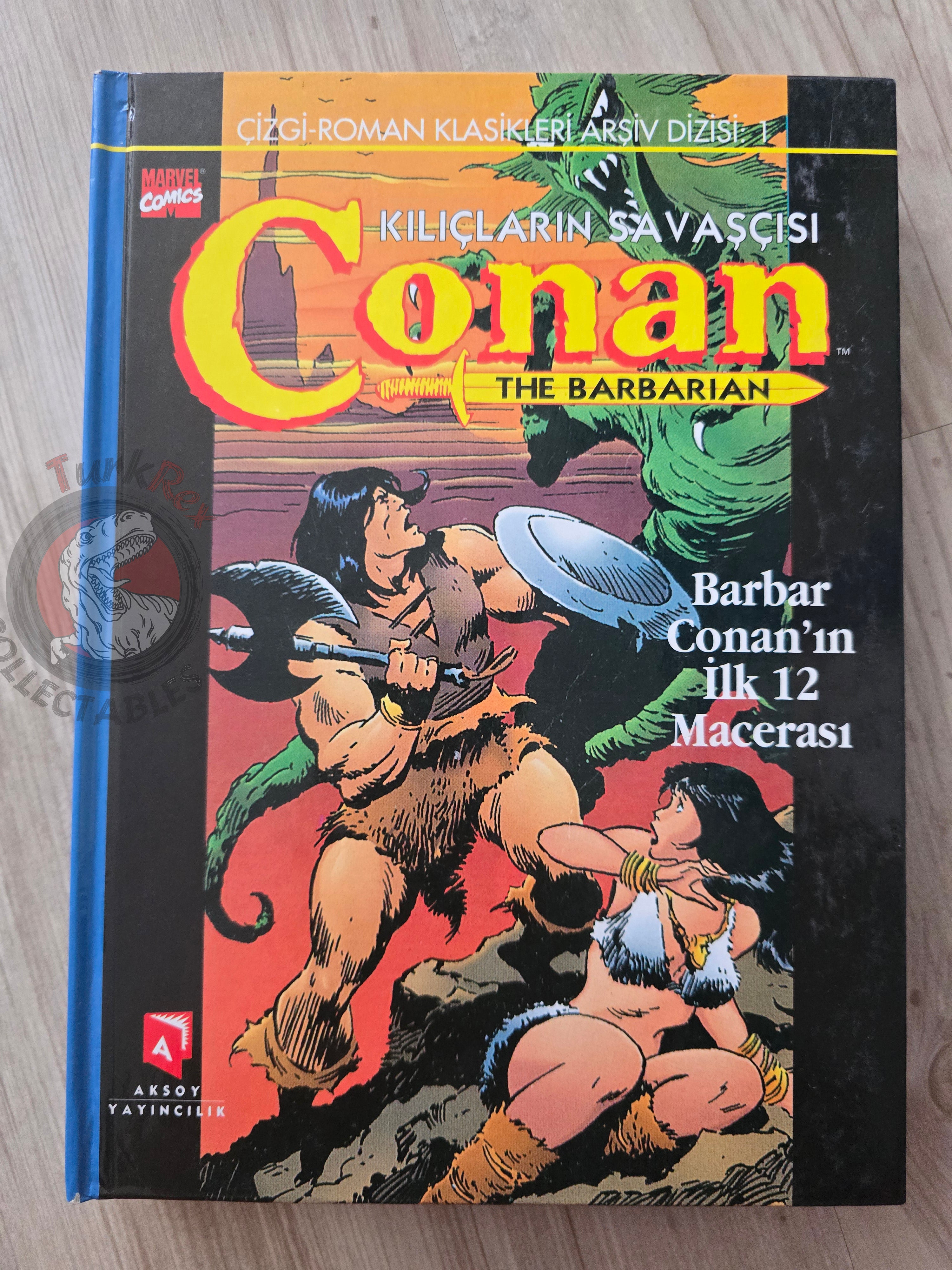Conan the Barbarian Issues #1–12 Turkish Comic Turkey Hardcover
