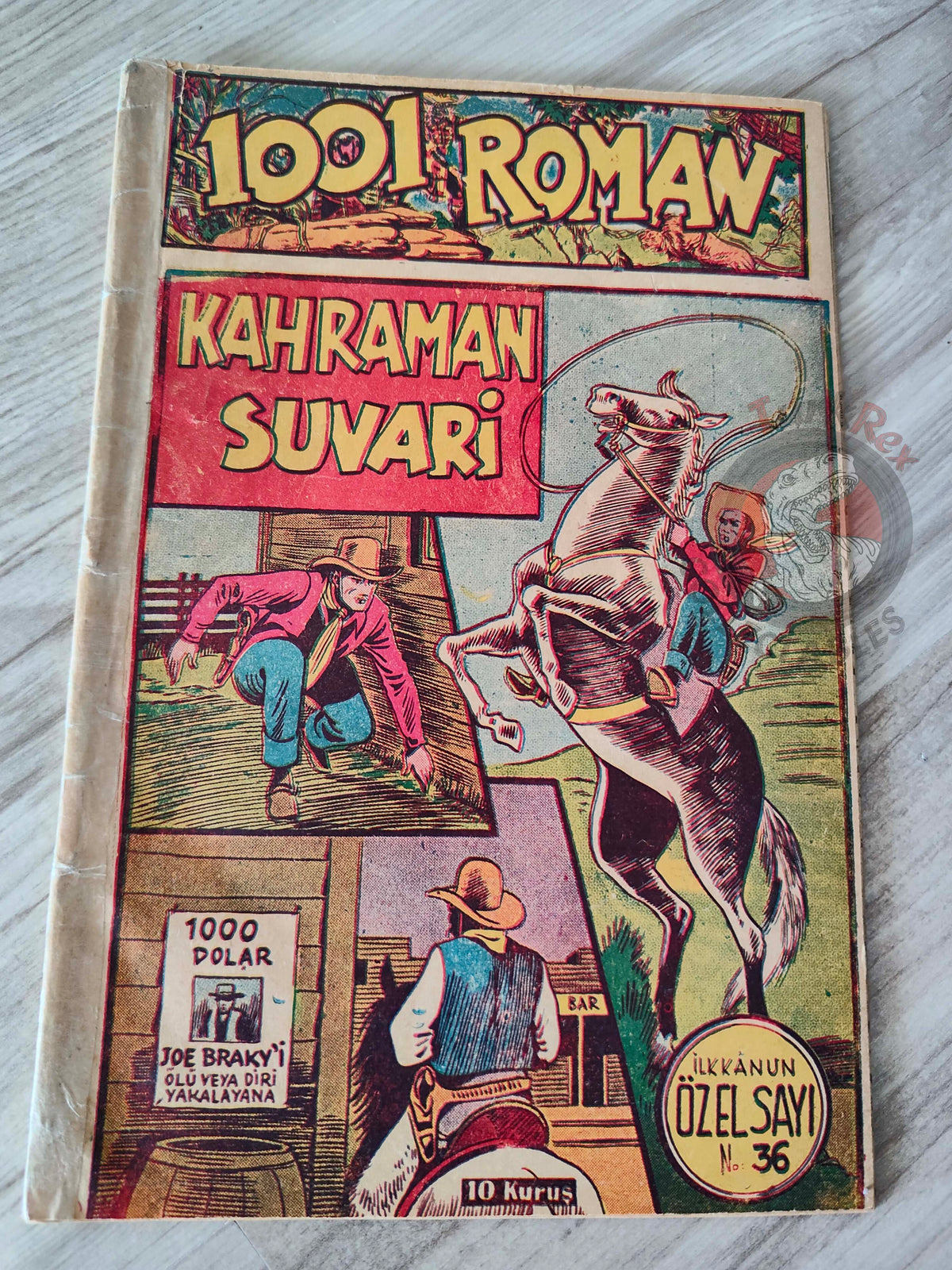 1001 Roman 1942 The Heroic Cavalryman Turkish Comic Mag Turkey
