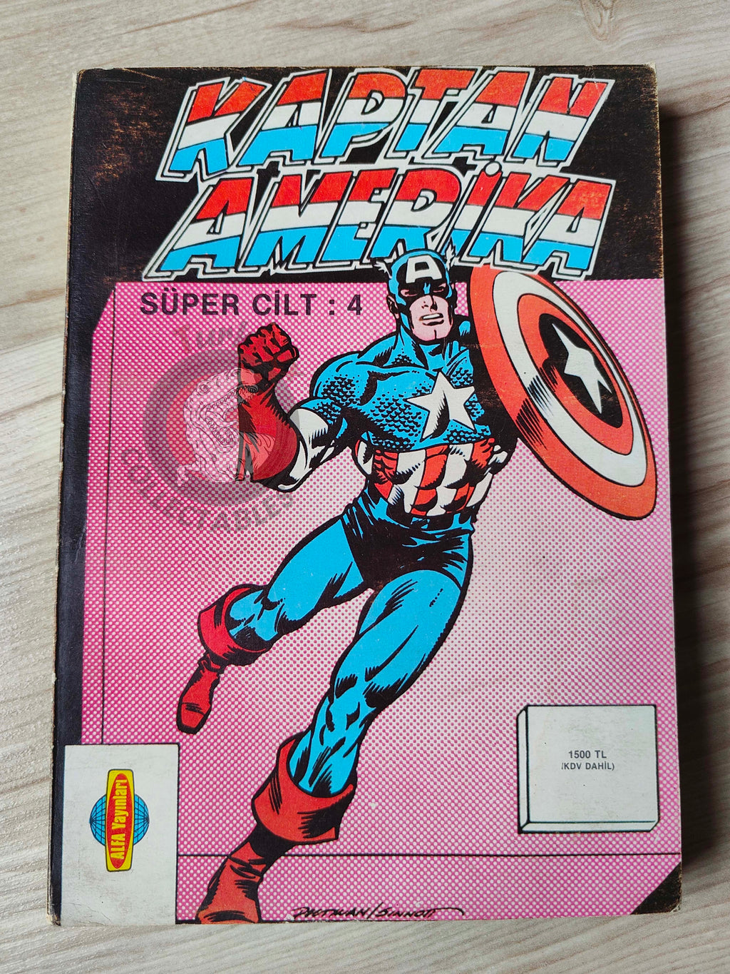 Captain America – Volume 4 1989 Turkish Comic Turkey Falcon