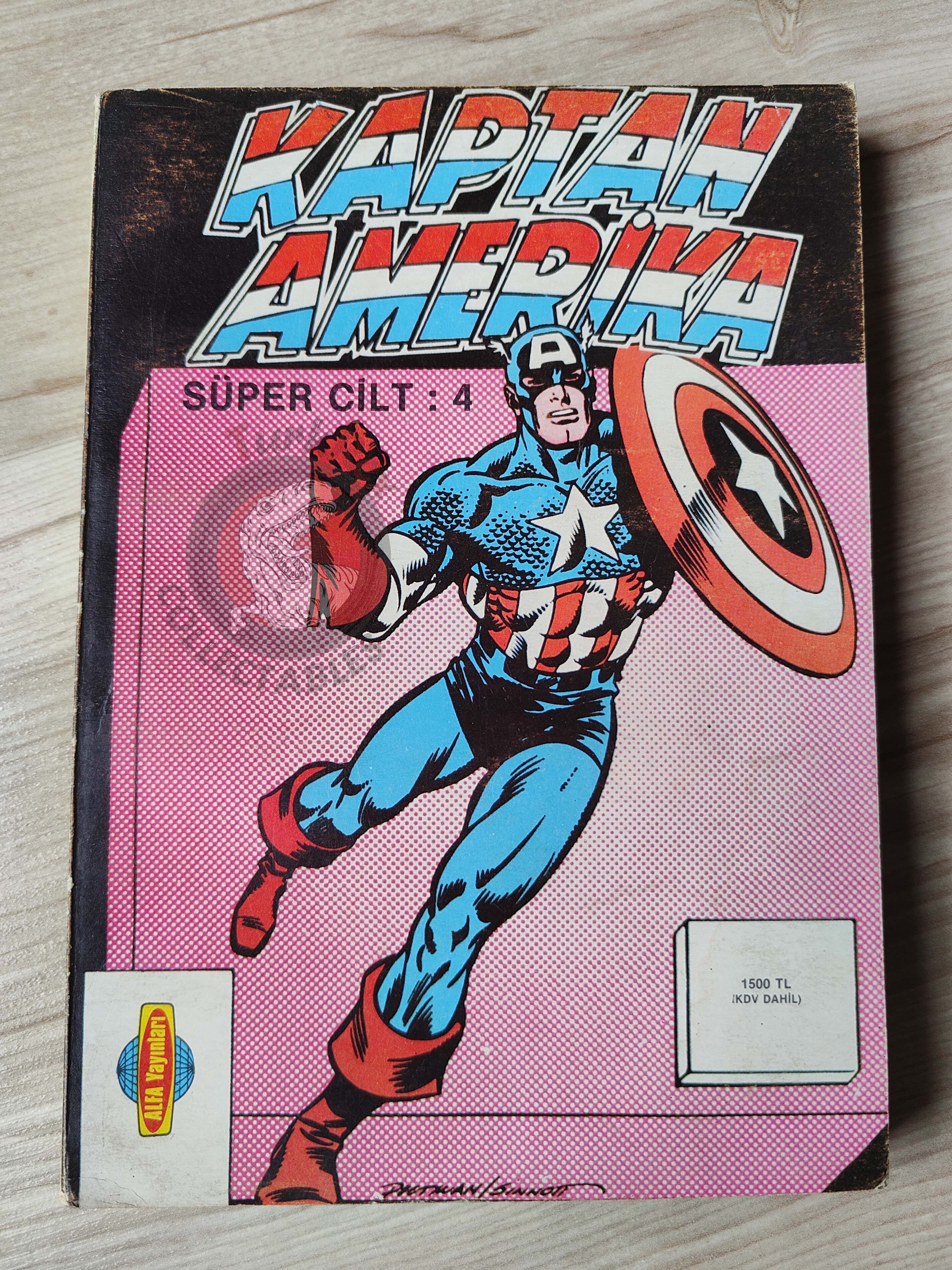 Captain America – Volume 4 1989 Turkish Comic Turkey Falcon