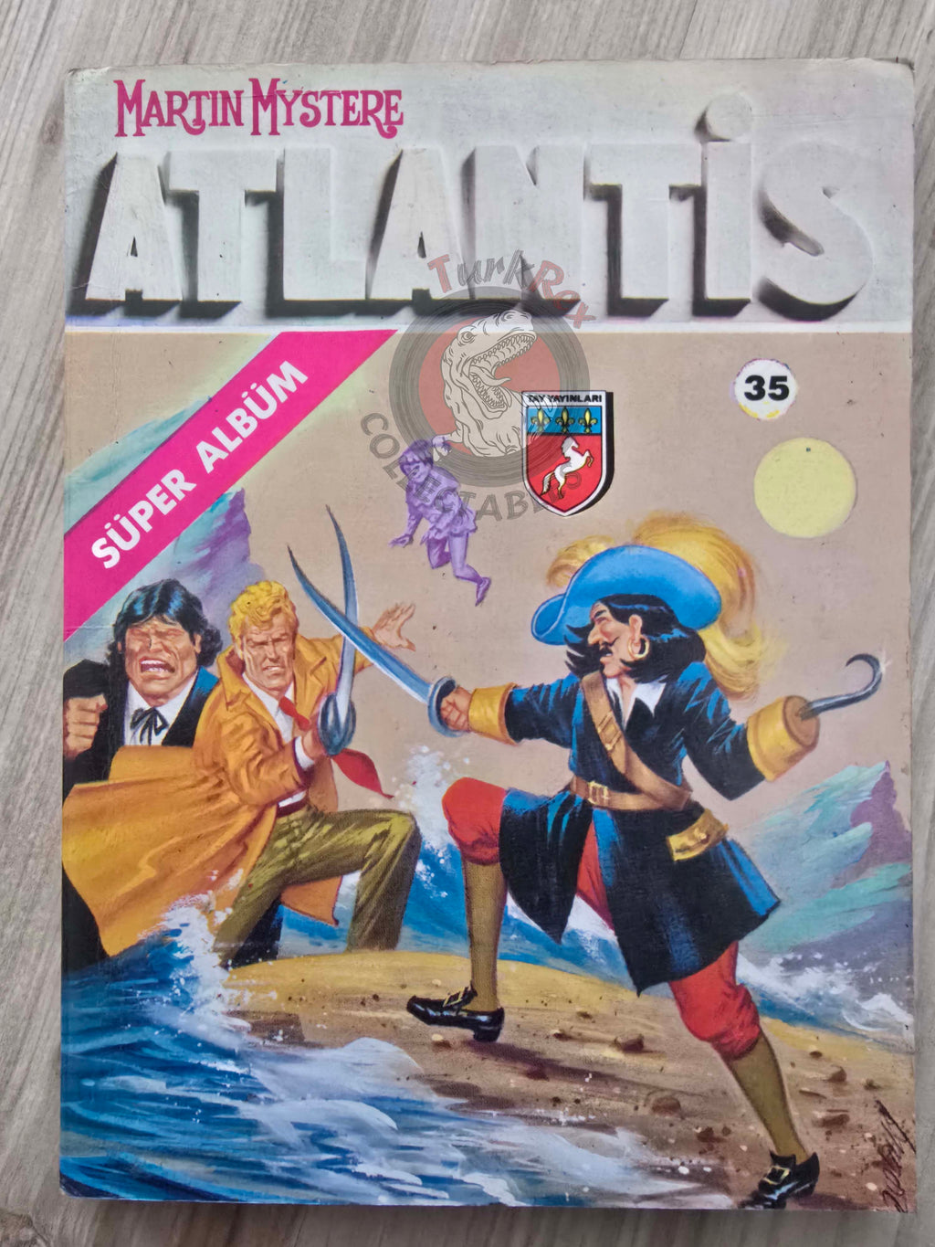 Martin Mystère #35 La Terra Che Non C’è 80s Turkish Comic Turkey #86 #87