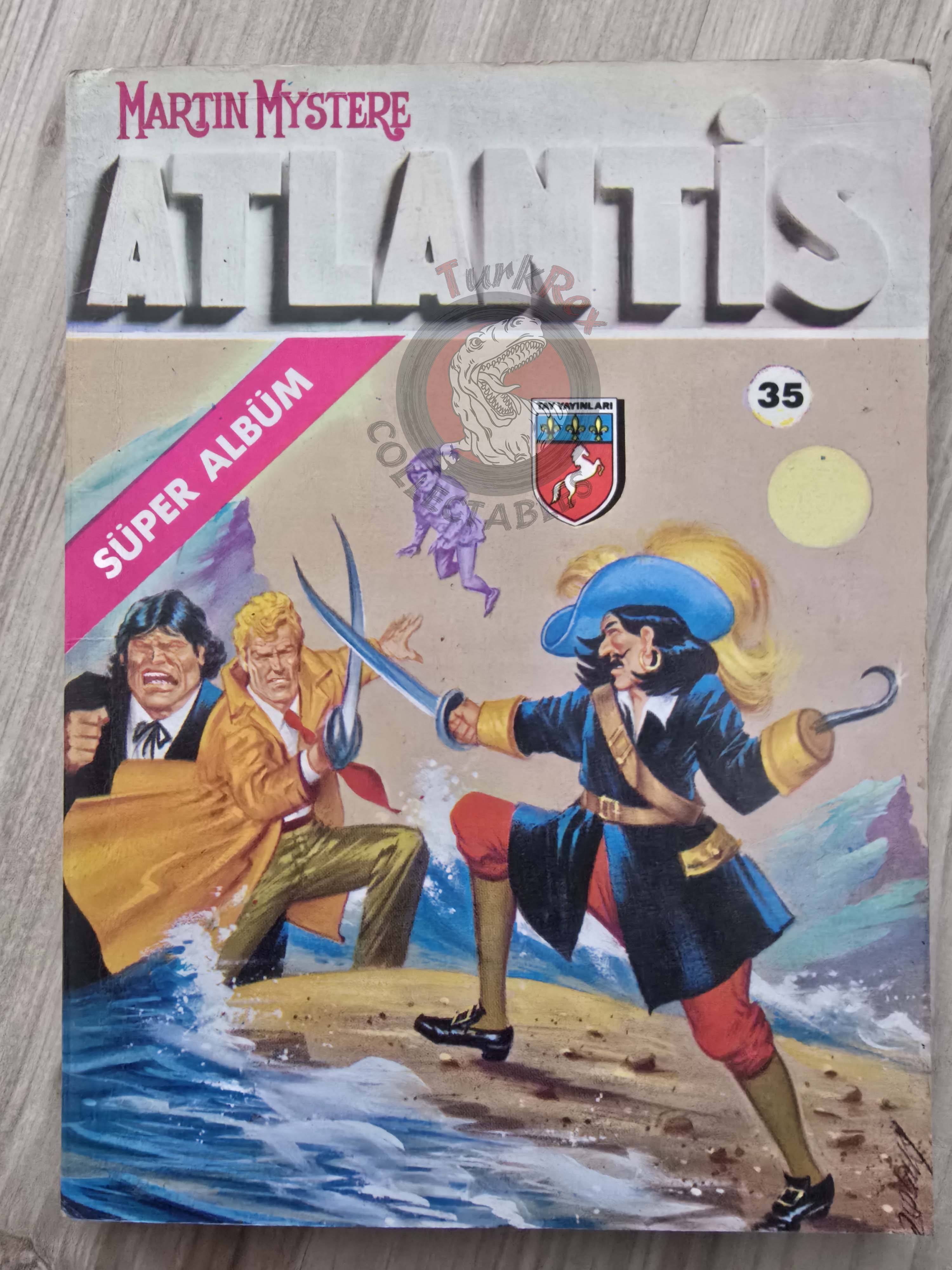 Martin Mystère #35 La Terra Che Non C’è 80s Turkish Comic Turkey #86 #87