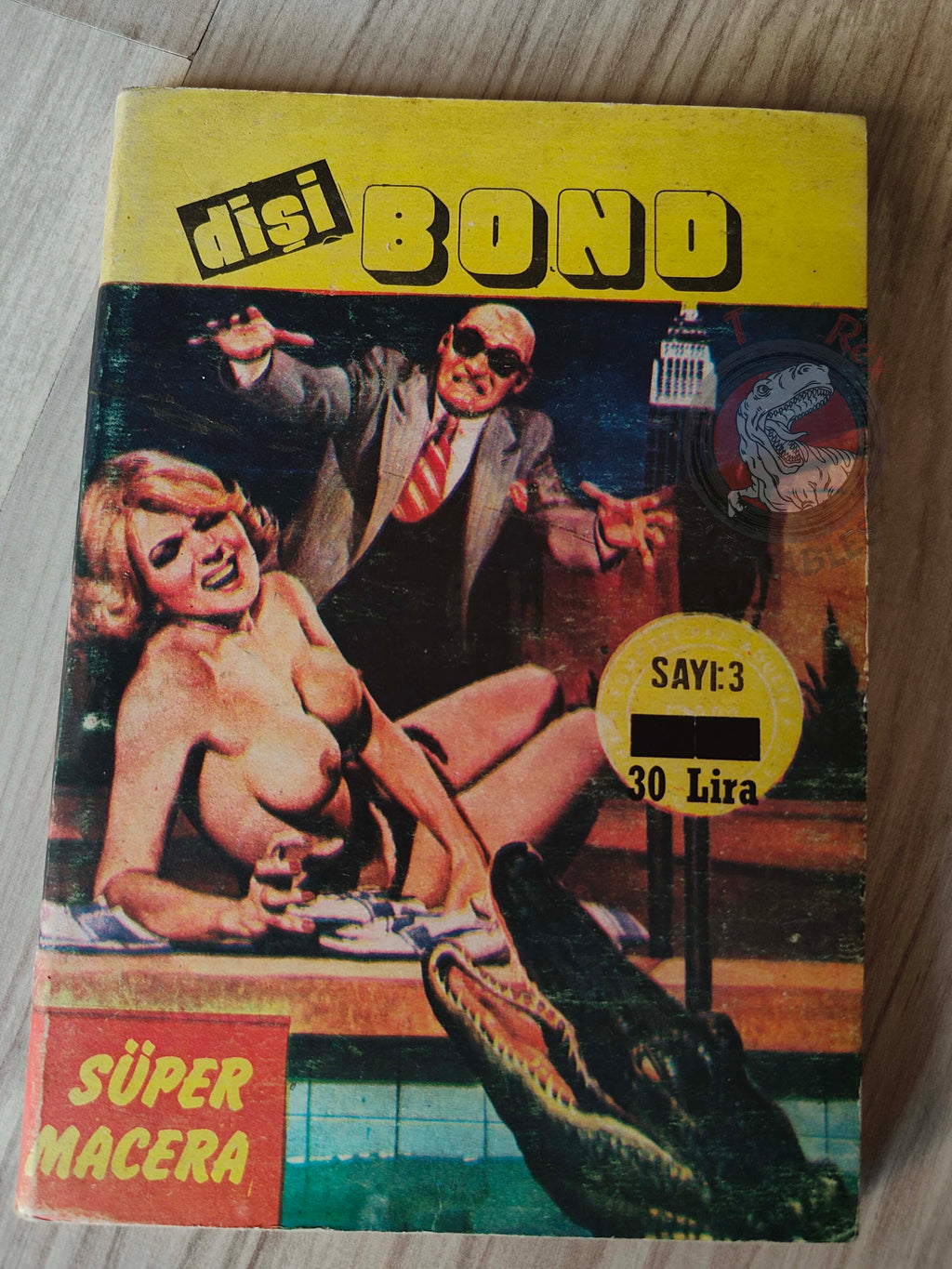 Female Bond #3 Baghera 7 Ça pédale dans l'beurre 1970s Turkish Comic Turkey Adult