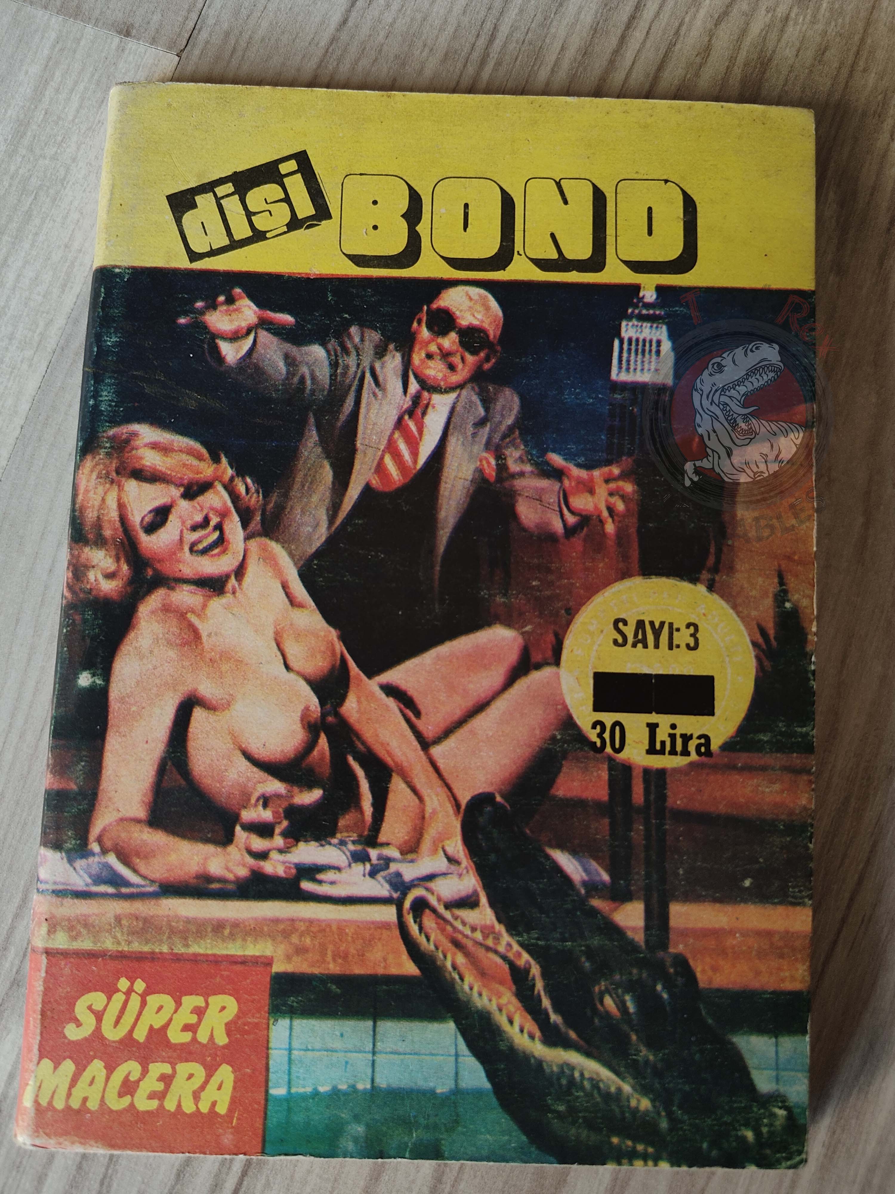Female Bond #3 Baghera 7 Ça pédale dans l'beurre 1970s Turkish Comic Turkey Adult