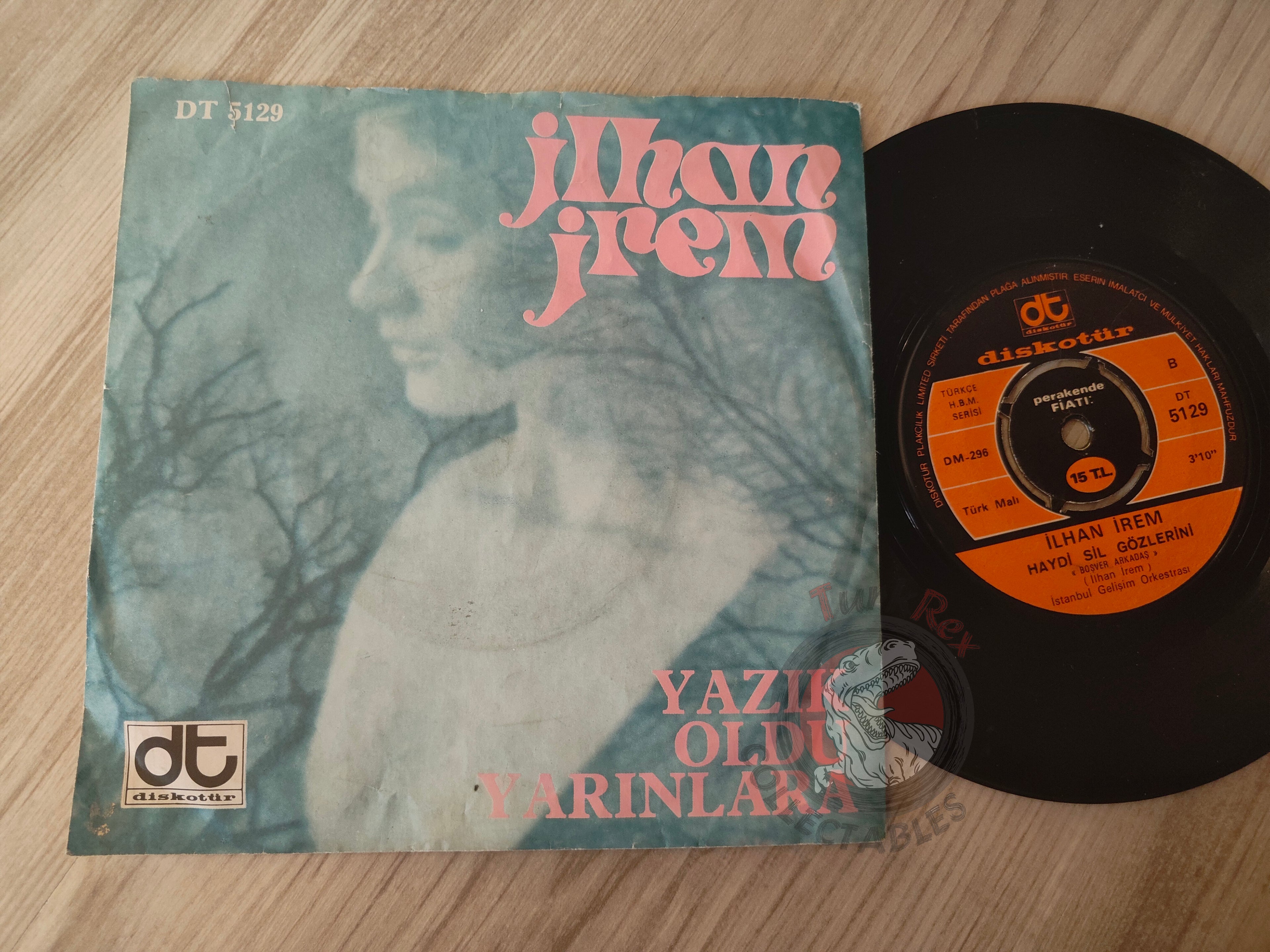 İlhan İrem – Yazık Oldu Yarınlara 7" Turkish Pressing Vinyl Turkey Edition 2