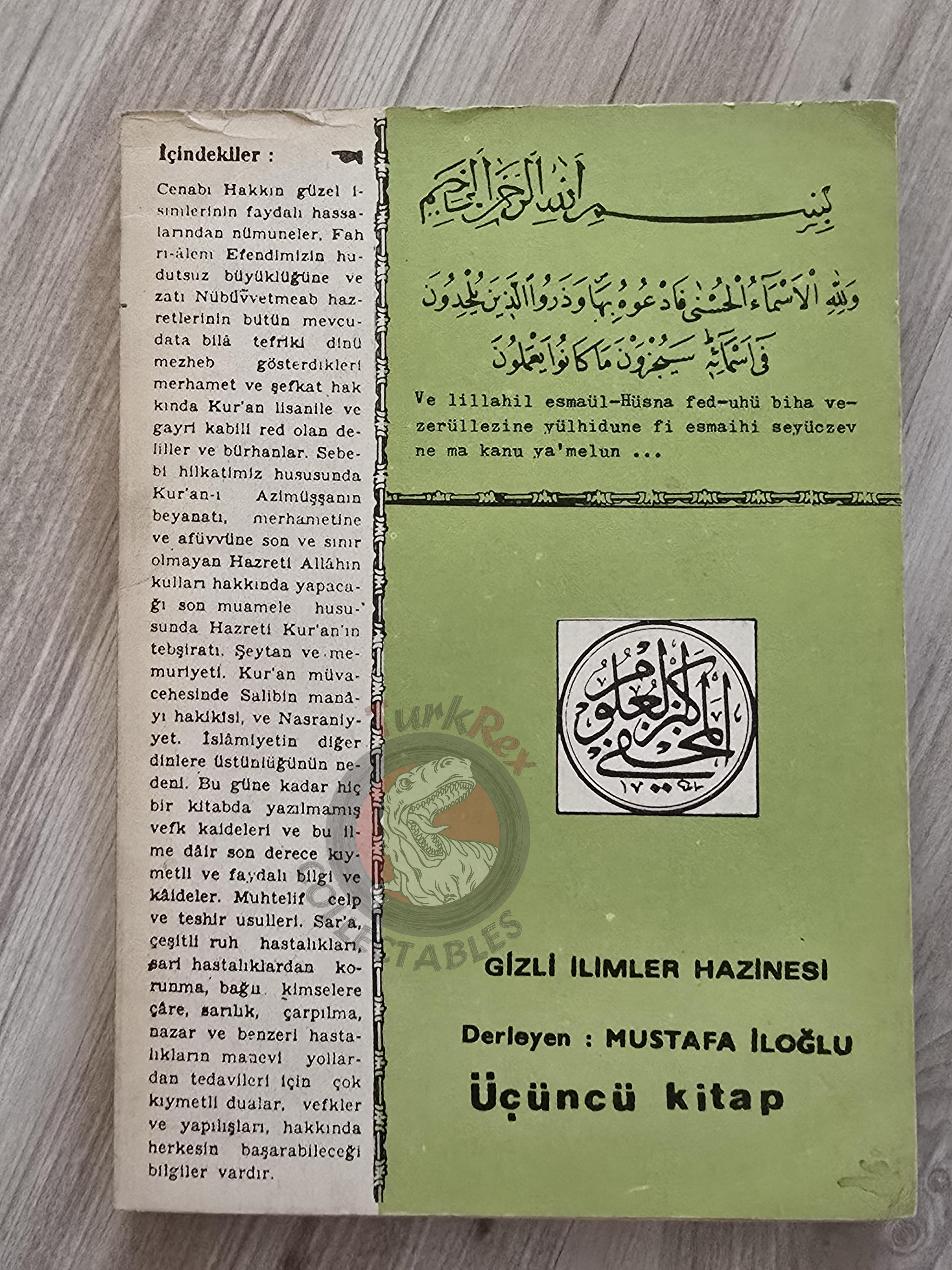 Hidden Sciences Vol 3 Islamic Occult Havass Vefq Spells Charm Turkish Book Islam Talisman