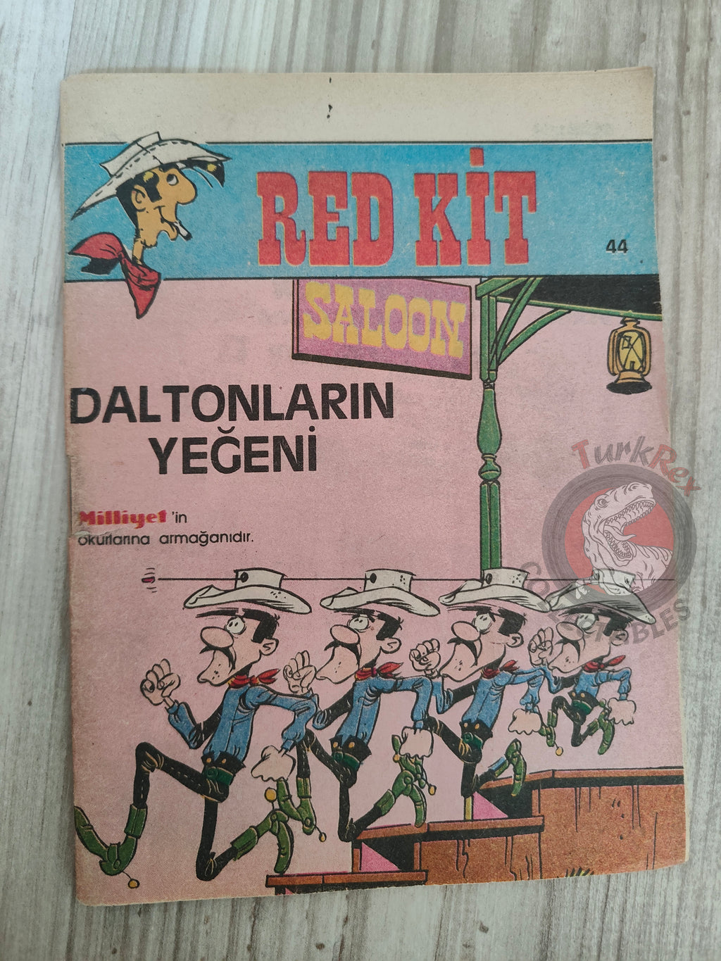 Lucky Luke #44 Les Cousins Dalton 1989 Turkish Comic Turkey