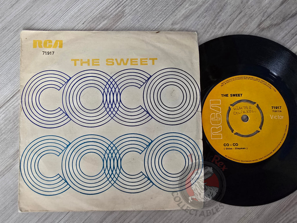 The Sweet – Co-Co 7" Turkish Pressing Vinyl Turkey Edition