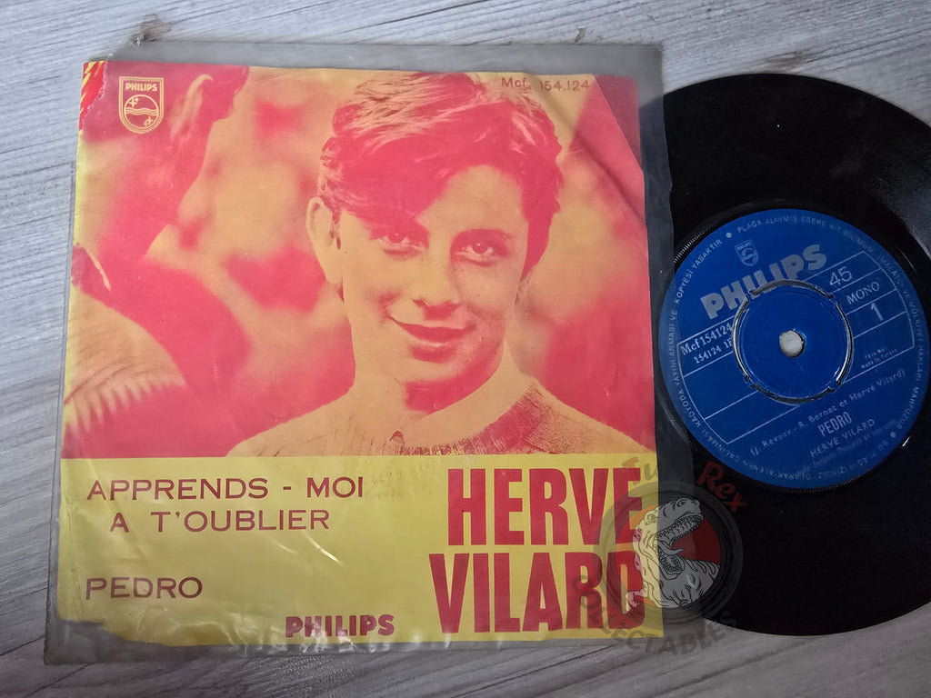 Herve Vilard – Pedro / Apprends-Moi A T'oublier 7" Turkish Pressing Vinyl Turkey Edition