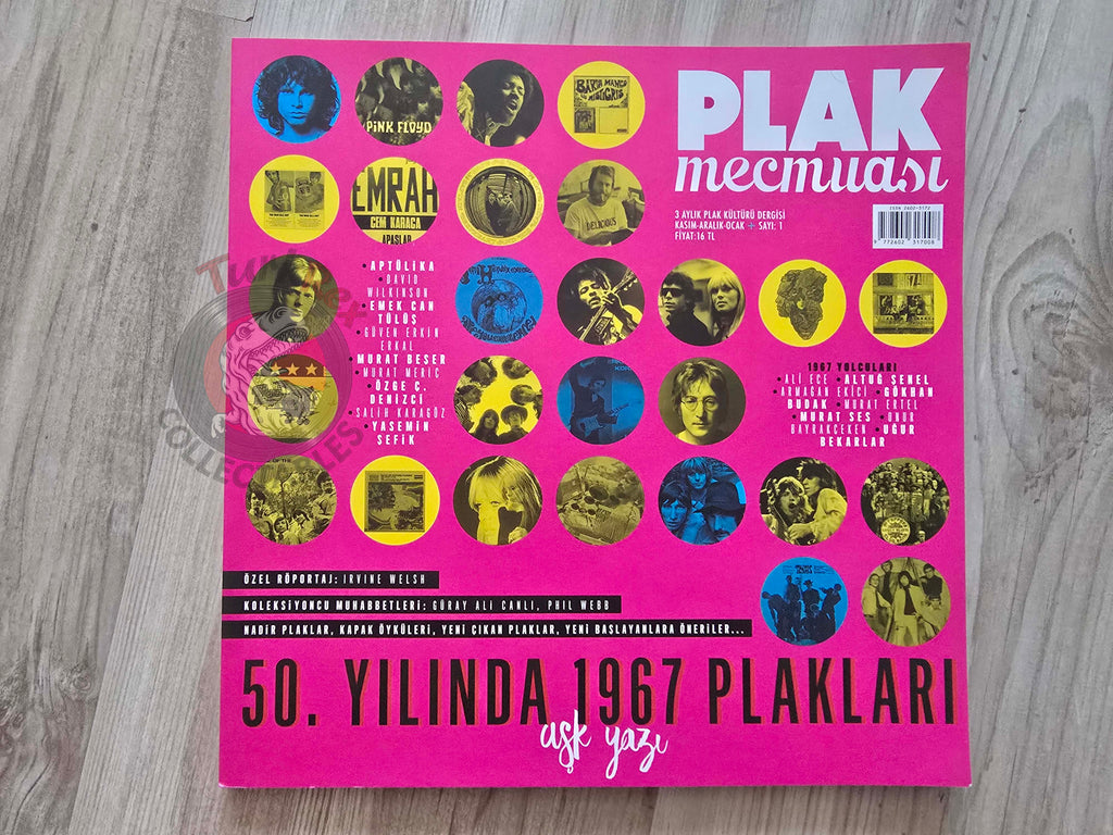Plak Mecmuası 2017 Pink Floyd to The Velvet Underground Turkish Vinyl Collecting Mag Turkey Beatles Doors