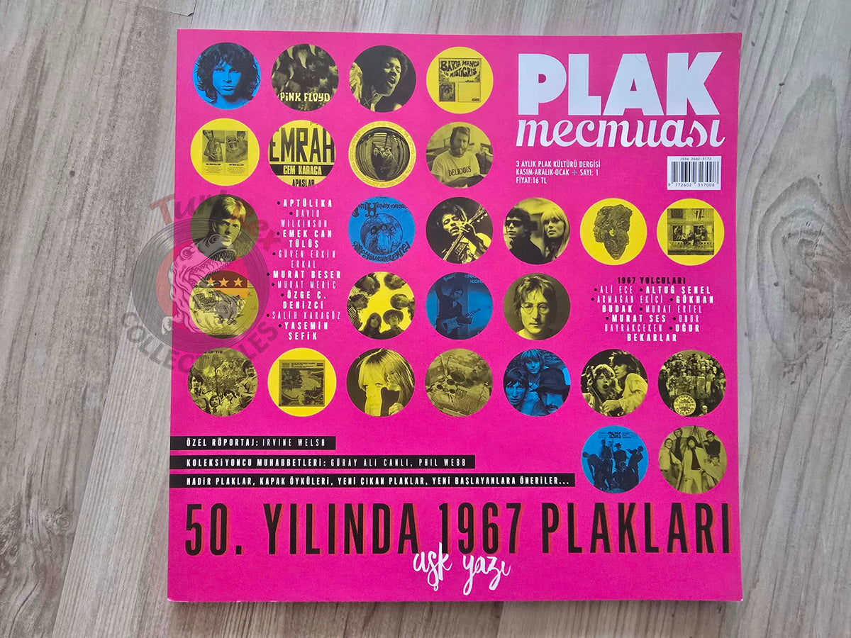 Plak Mecmuası 2017 Pink Floyd to The Velvet Underground Turkish Vinyl Collecting Mag Turkey Beatles Doors