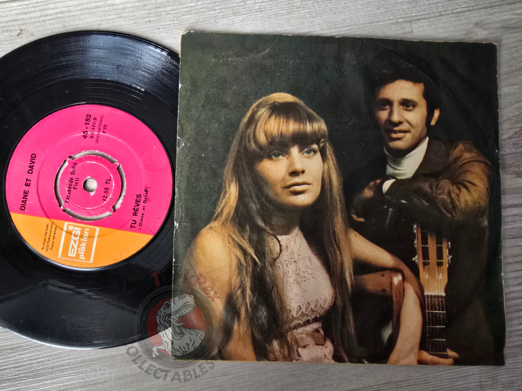 Diane Et David – Ma Fille, On Va Te Marier 7" Turkish Pressing Vinyl Turkey Edition