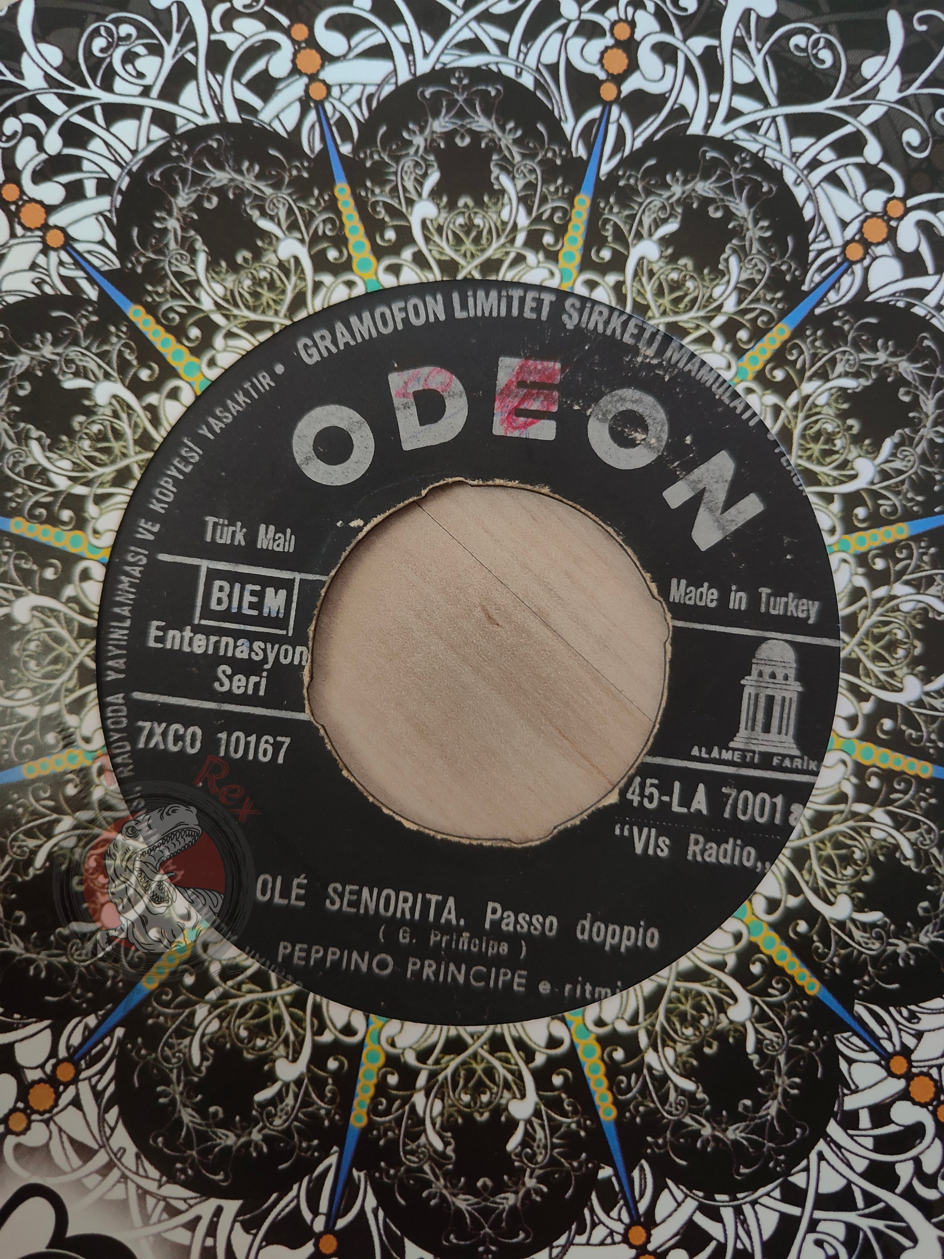 Peppino Principe – Olé Senorita 7" Turkish Pressing Vinyl Turkey Edition