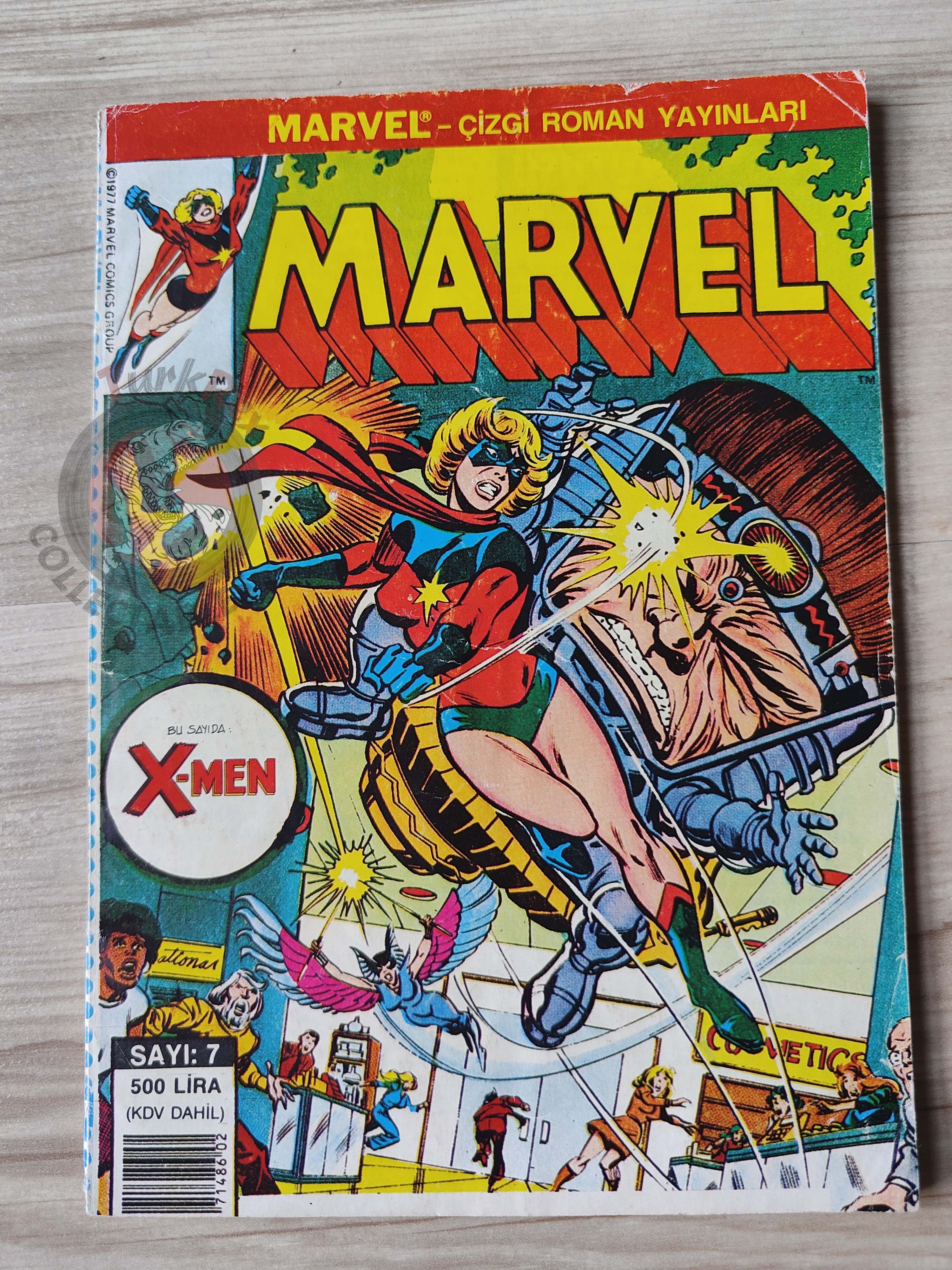 Ms. Marvel #7 1988 Turkish Comic Turkey #10 The Avengers #41 X-Men
