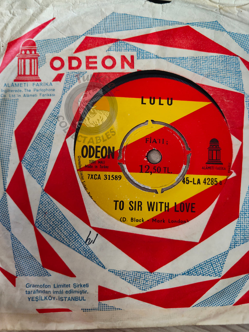 Lulu – To Sir With Love 7" Turkish Pressing Vinyl Turkey Edition