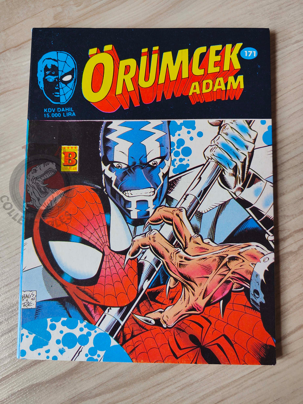 Spider-Man #171 1994 Turkish Comic Turkey Amazing #376 #377 Marvel Team Up #122 #123