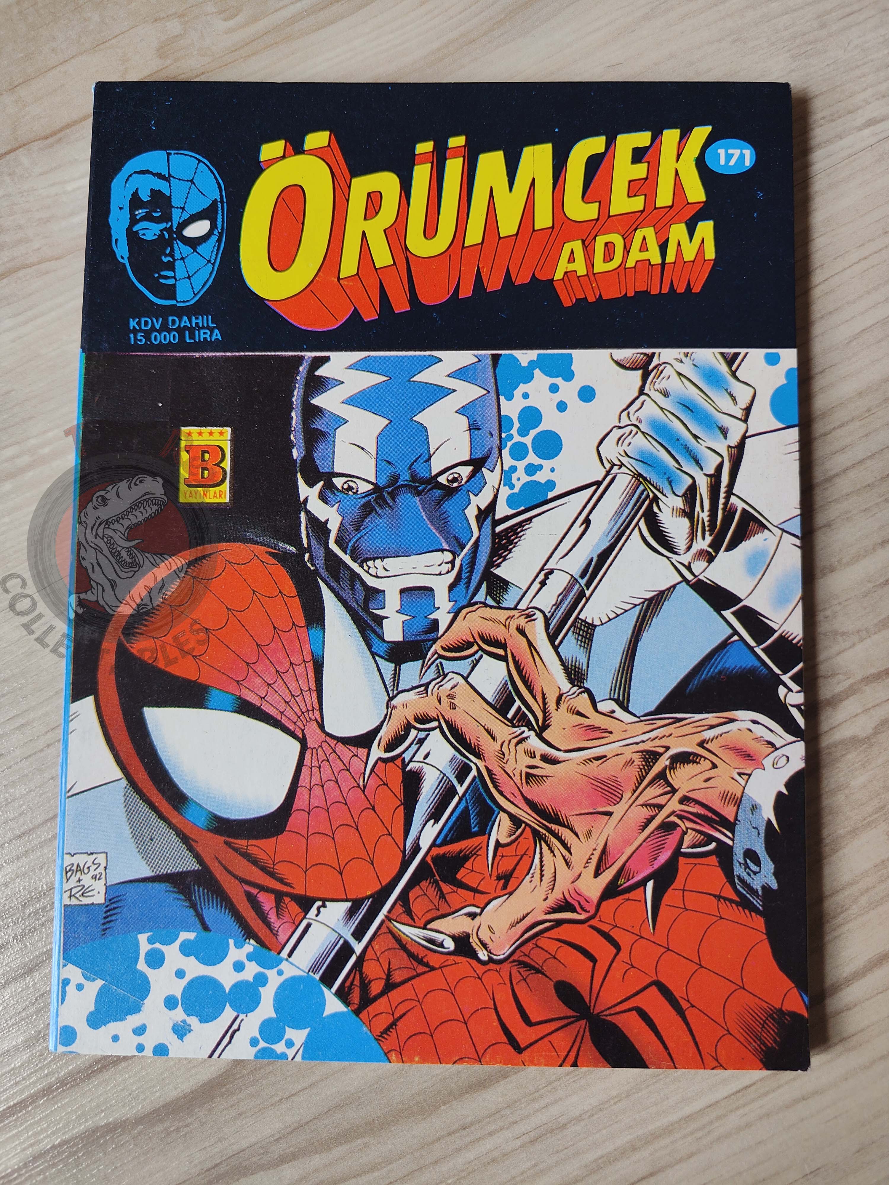 Spider-Man #171 1994 Turkish Comic Turkey Amazing #376 #377 Marvel Team Up #122 #123