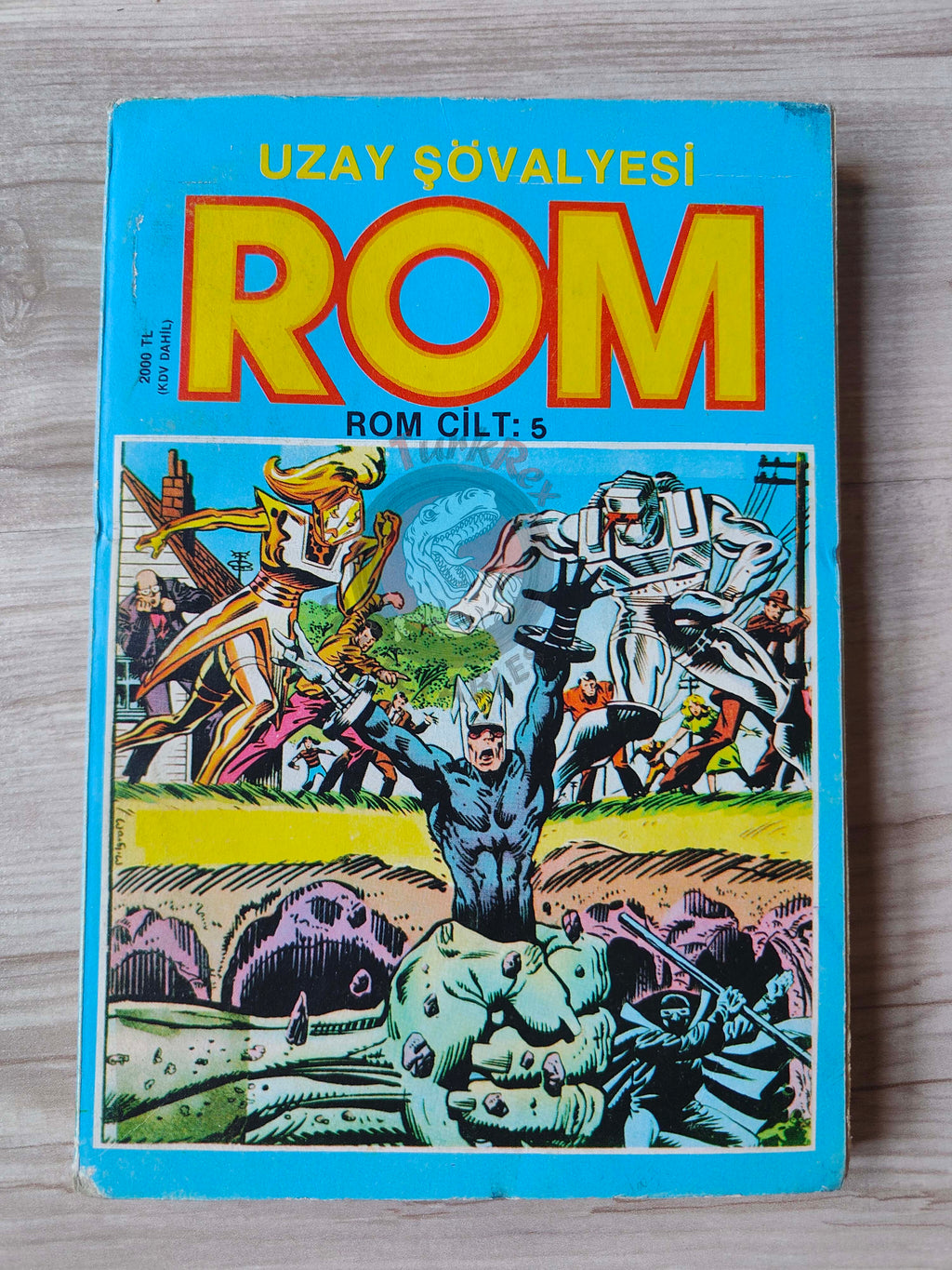 Rom the Space Knight Vol #5 1985 Turkish Comic Turkey cover #28 #38-#40