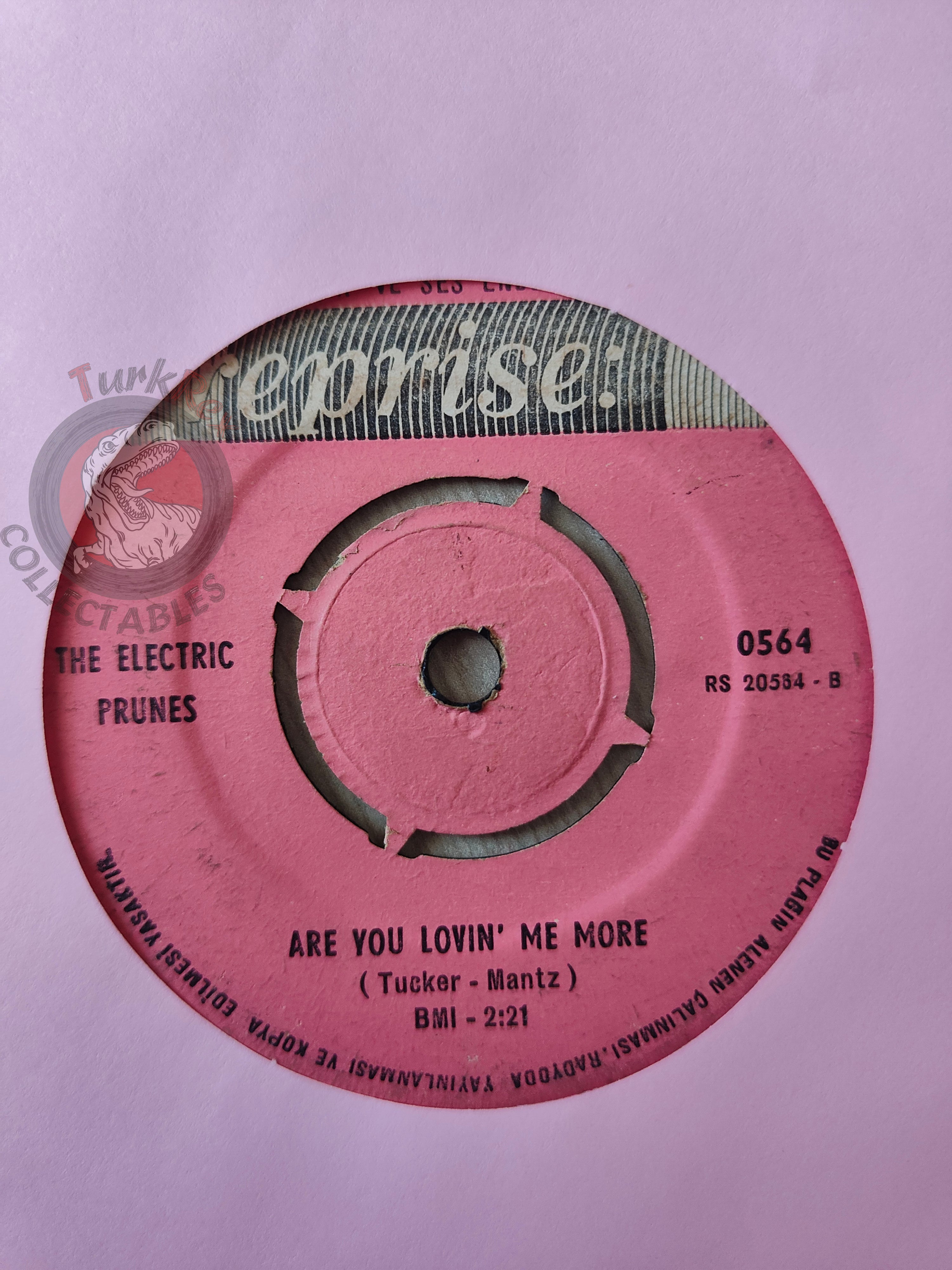 The Electric Prunes – Get Me To The World On Time 7" Turkish Pressing Vinyl Turkey Edition Psychedelic Rock