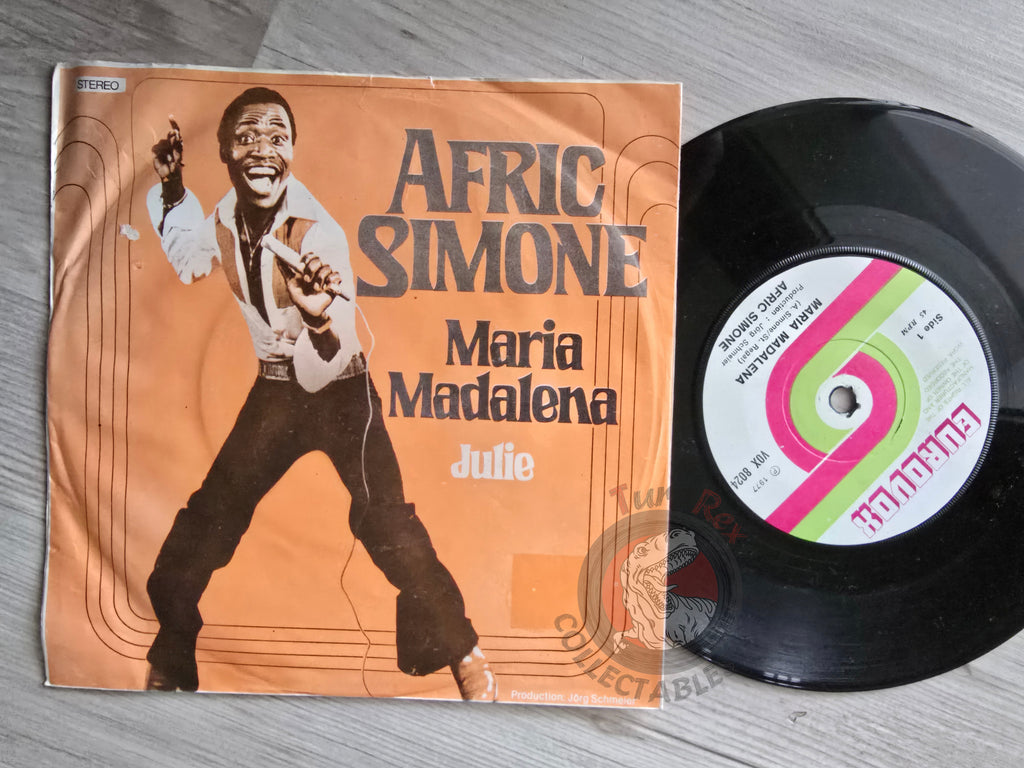Afric Simone – Maria Madelena / Julie 7" Turkish Pressing Vinyl Turkey Edition