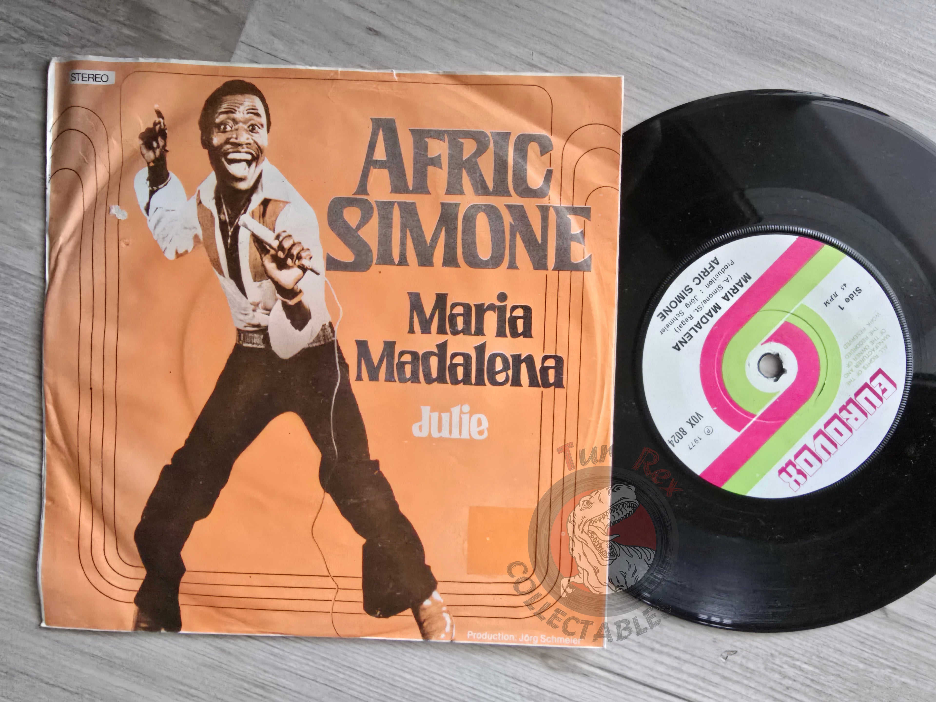 Afric Simone – Maria Madelena / Julie 7" Turkish Pressing Vinyl Turkey Edition
