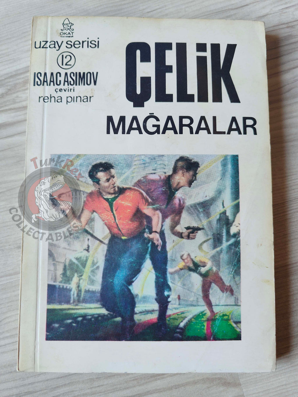 Isaac Asimov – The Caves of Steel 1971 1st Turkish Book Turkey