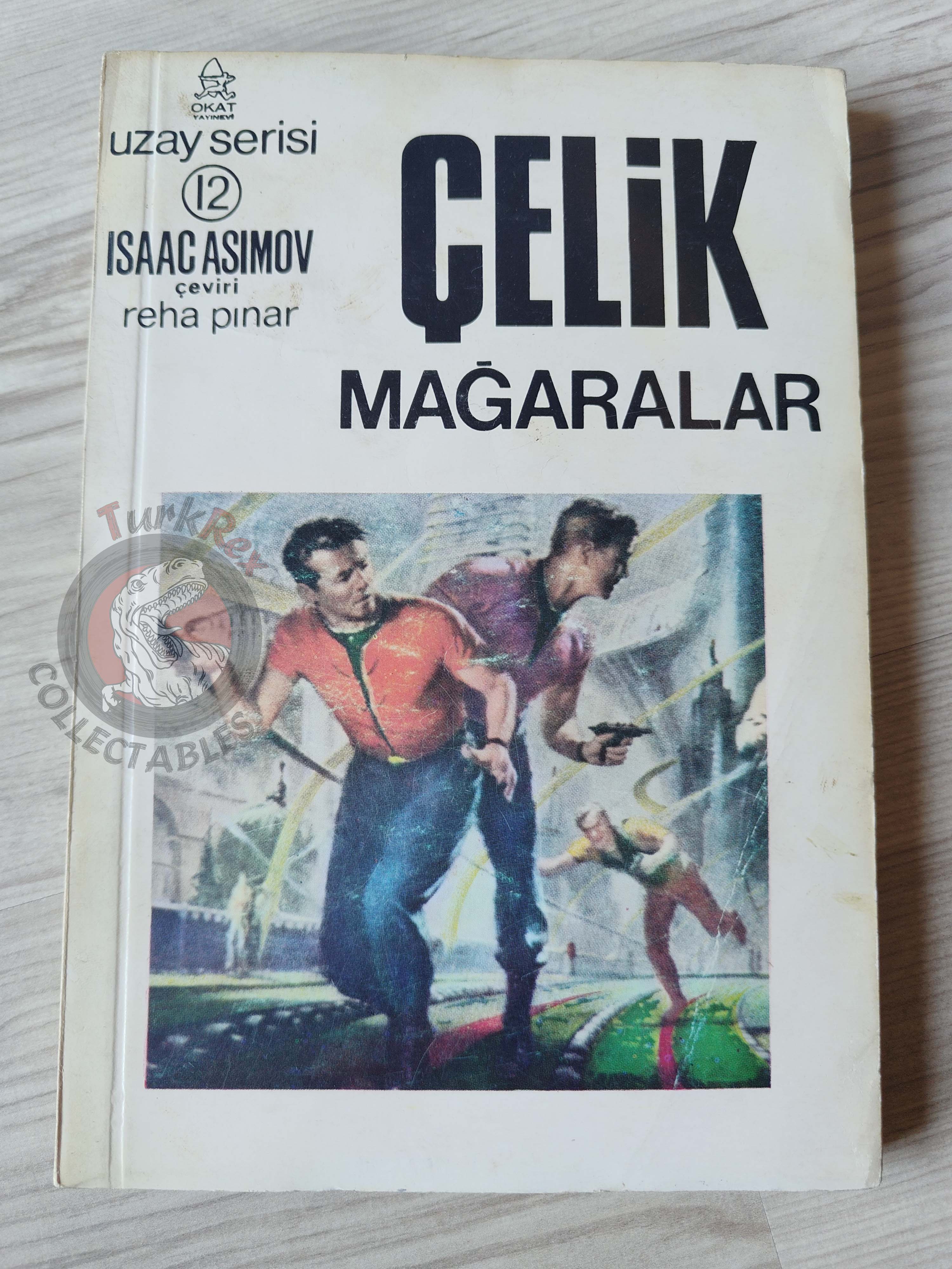 Isaac Asimov – The Caves of Steel 1971 1st Turkish Book Turkey