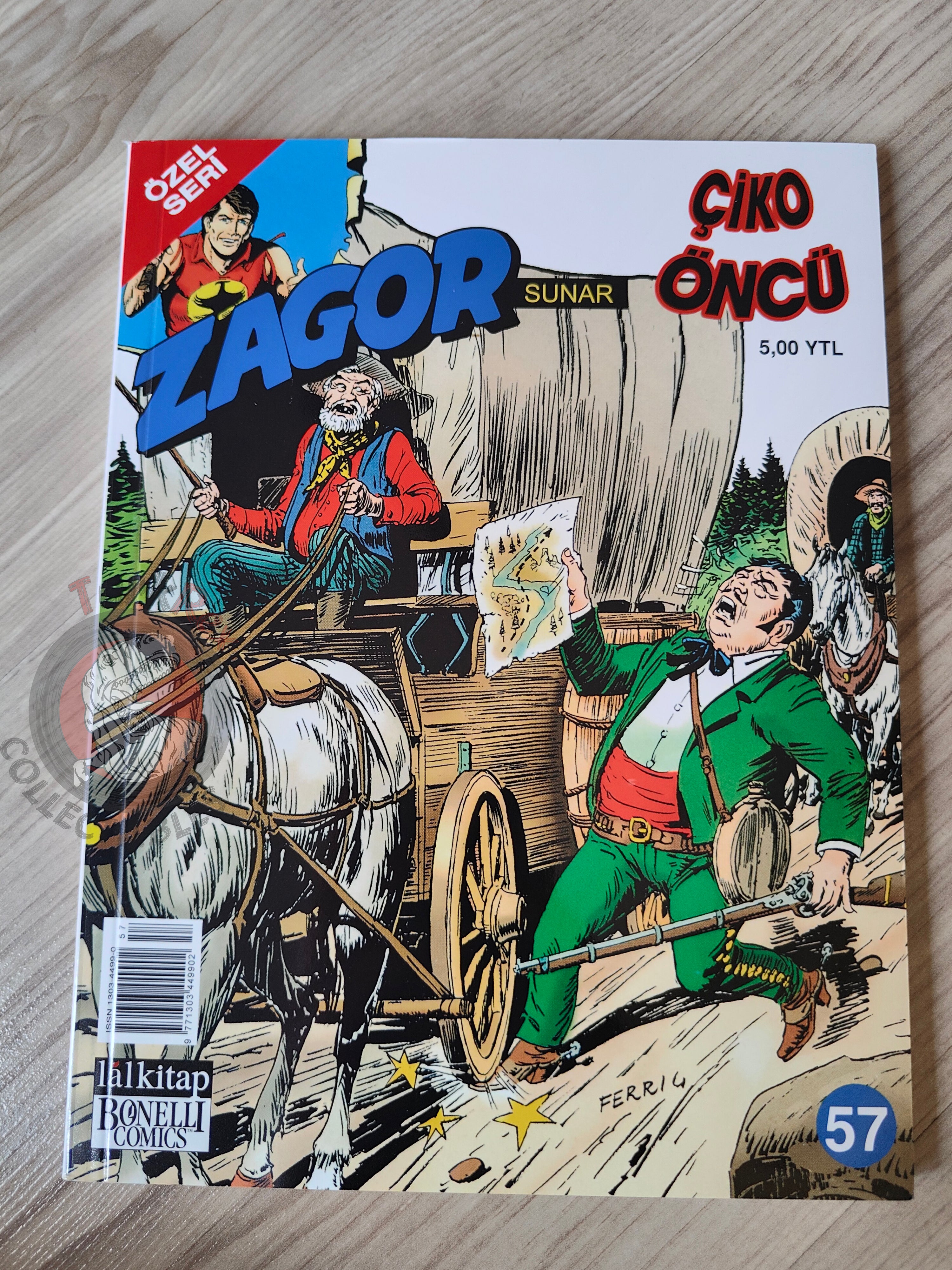Zagor Cico #57 2007 Cico Pionniere Turkish Comic Turkey #25