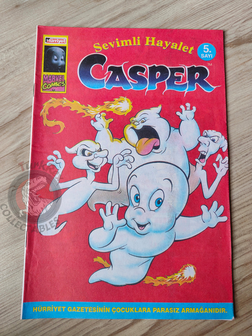 Casper the Friendly Ghost – Issue #5 1996 Turkish Comic Turkey