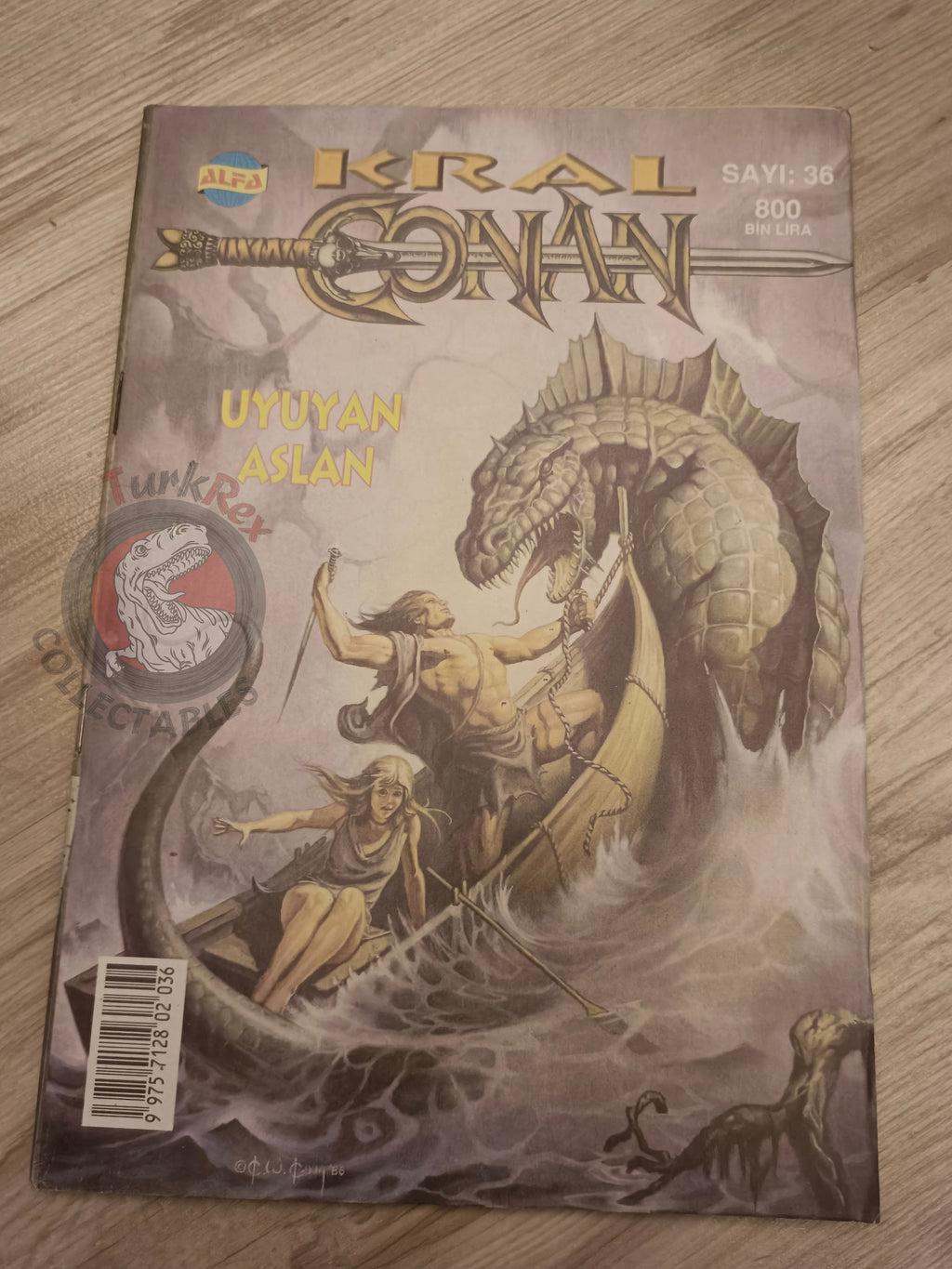 Kral Conan #36 King Conan #29 #30 Turkish Comic Turkey Ken Kelly Prince Conn