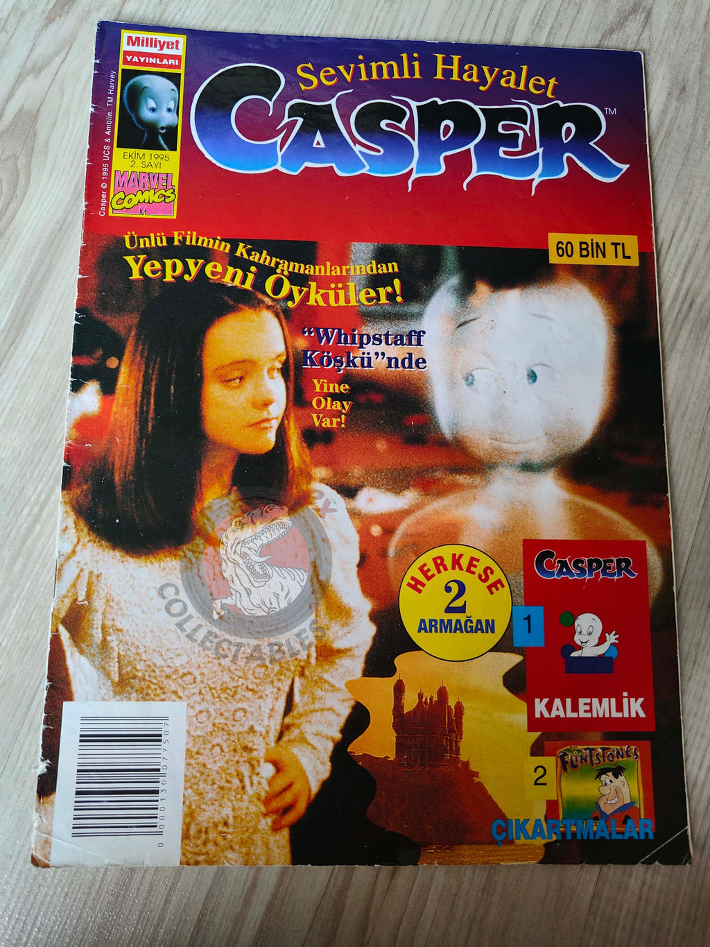 Casper the Friendly Ghost Magazine – Issue #2 1995 Turkish Comic Turkey