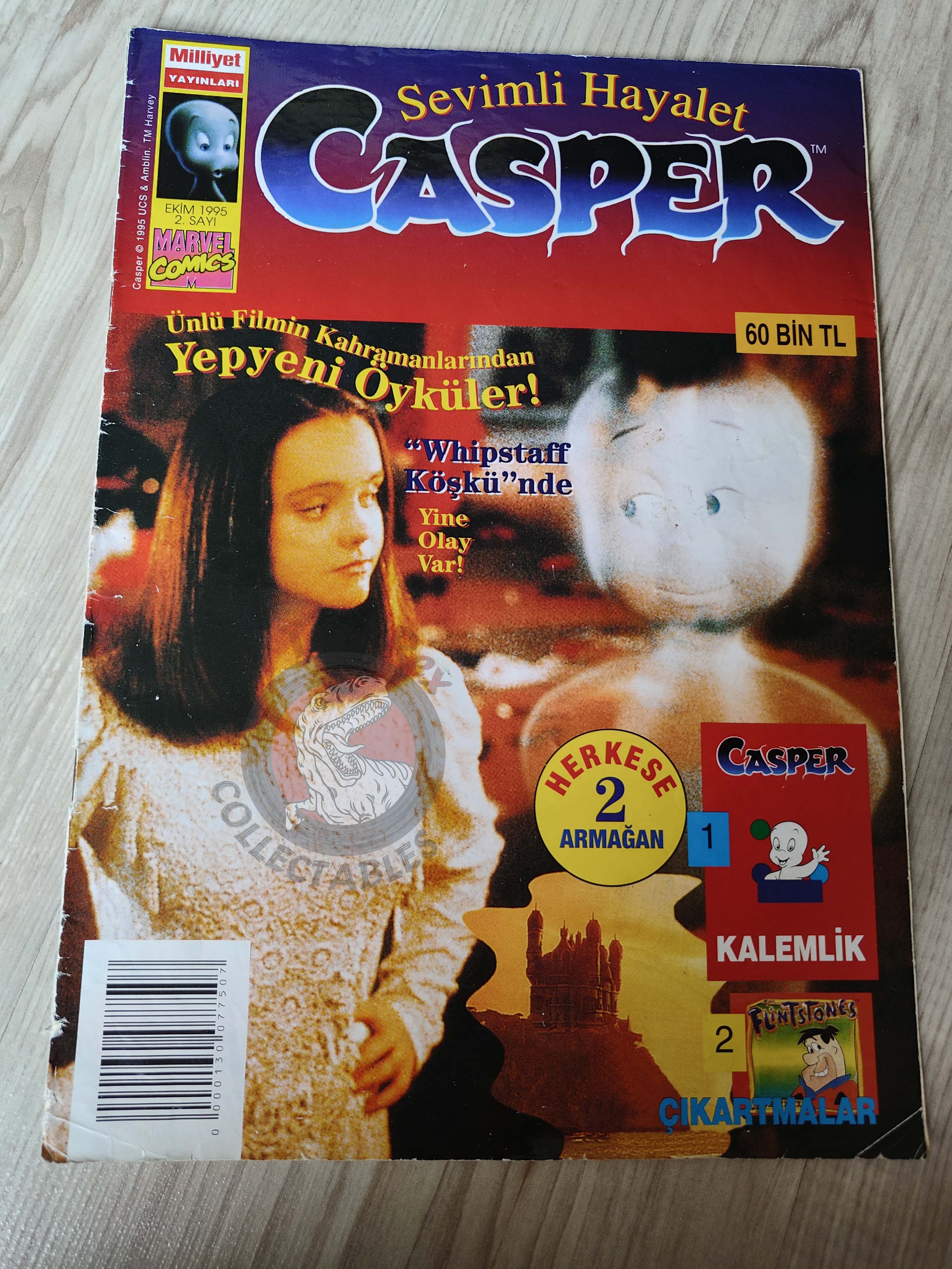 Casper the Friendly Ghost Magazine – Issue #2 1995 Turkish Comic Turkey